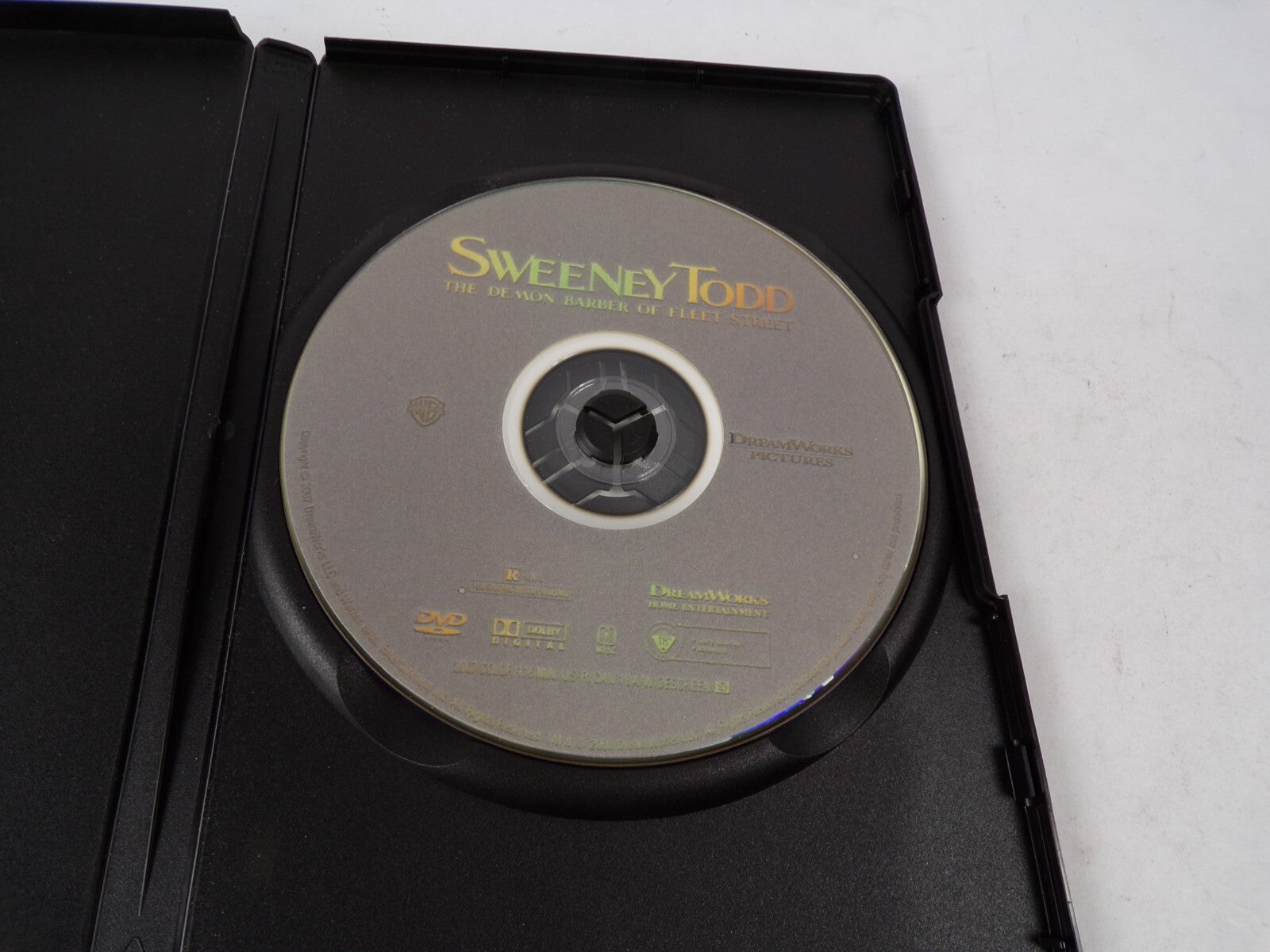 Johnny Deep Is Sweeney Todd The Demon Barber Of Fleet Street Winner DVD Movies