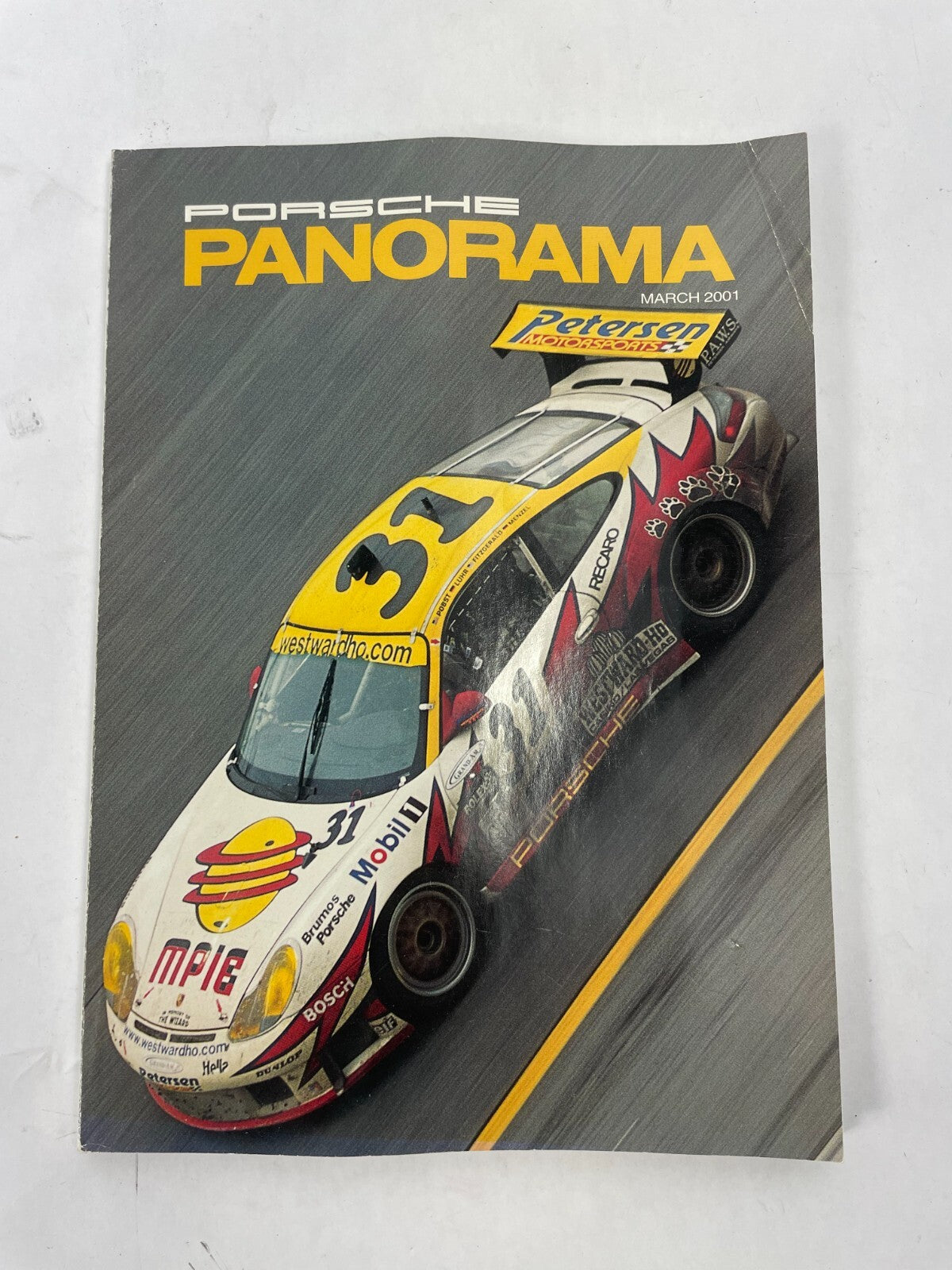 March 2001 Porsche Panorama Magazine Gerhard Mitter Porsche's Great Mountain Cha