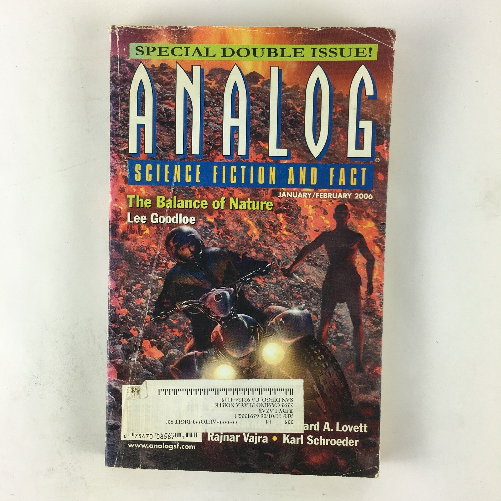 February2006 Analog ScienceFiction FactMagazine The Balance of Nature LeeGoodloe