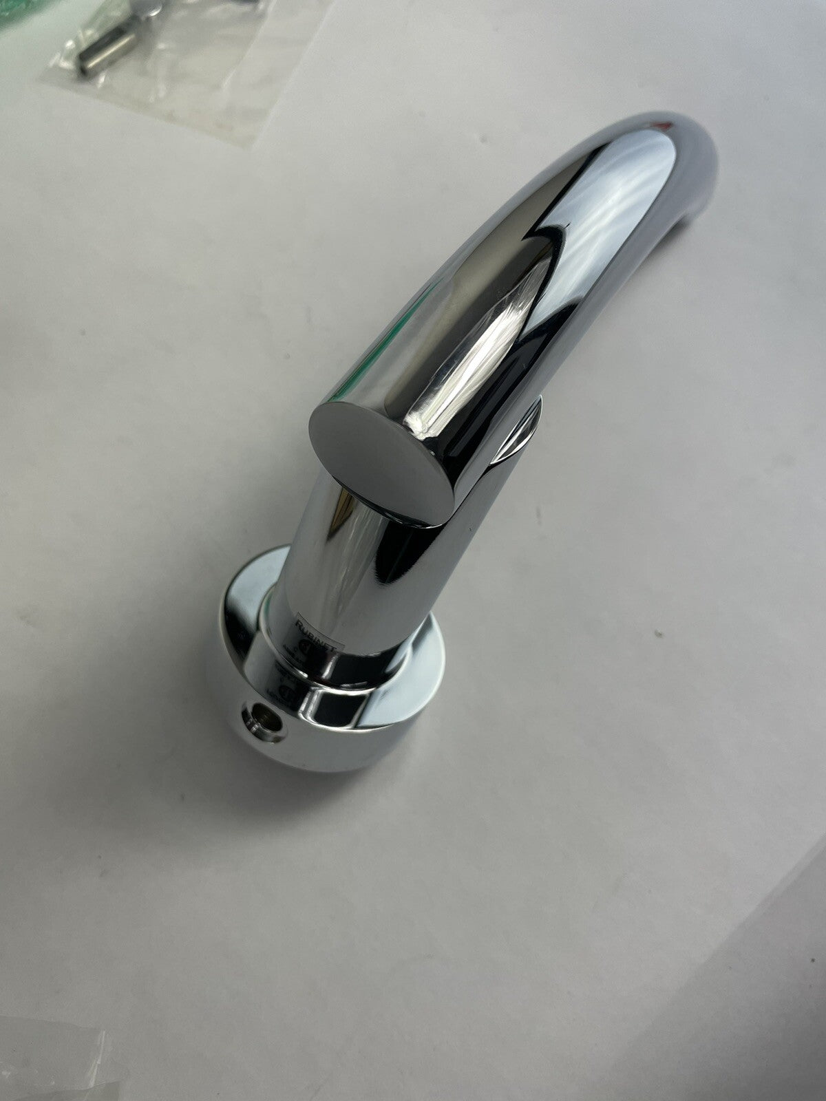Rubinet H2O 2THOD polished chrome deck mount bathtub tub spout