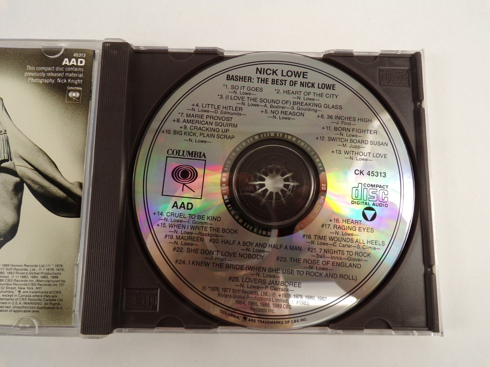 Basher The Best Of Nick Lowe So It Goes American Squirm Cracking Up CD#50
