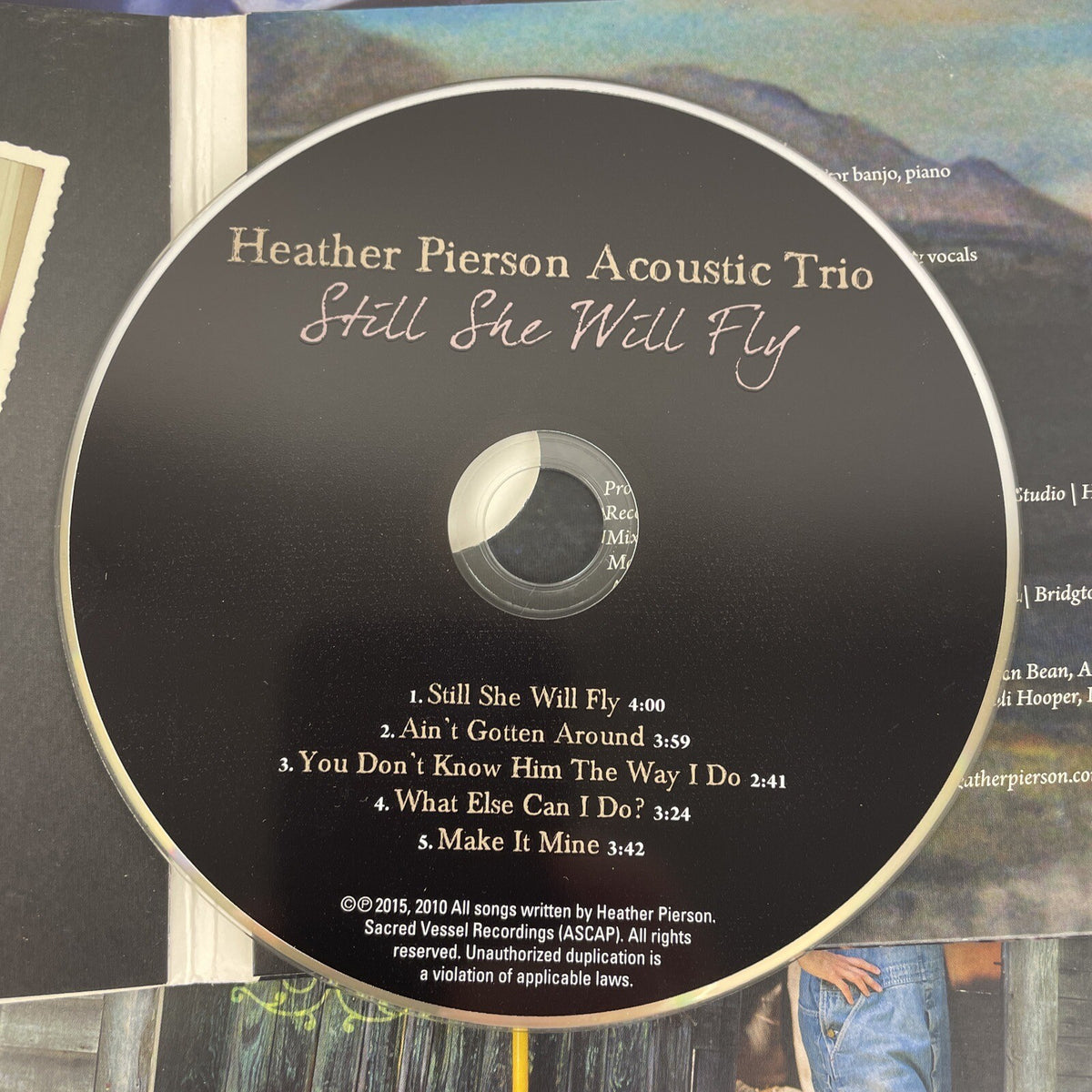 3 x HEATHER PIERSON Audio CD Lot - Motherless Child - Still She Will Fly - THWOL