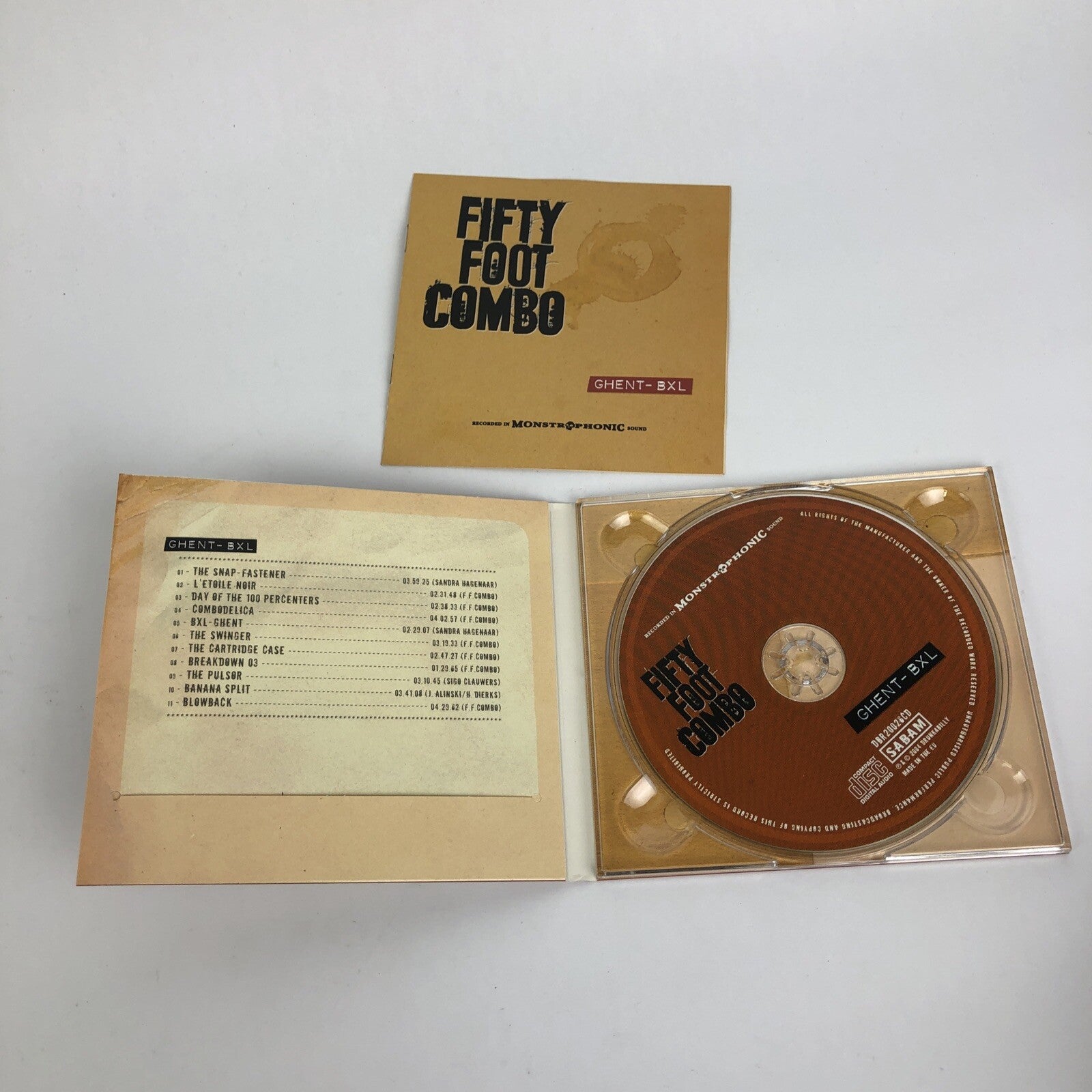 Fifty Foot Combo " Ghent-BXL " (CD, Drunkabilly, Belgium) Garage Surf MINT    #9