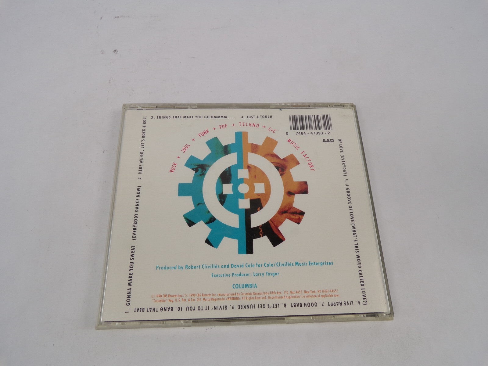 CC Music Factory Gonna Make You Sweat Here We Go, Let's Rock & Roll Things CD#67