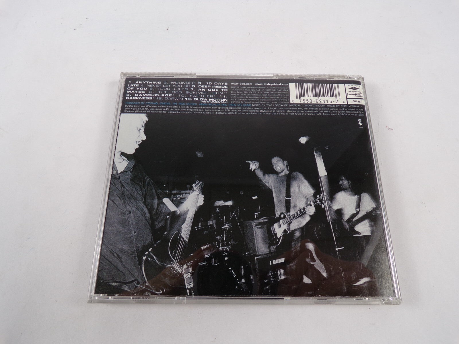 Third Eye Blind Blue Anythimg Wounded 10 Days Late Never Let You Go CD #40