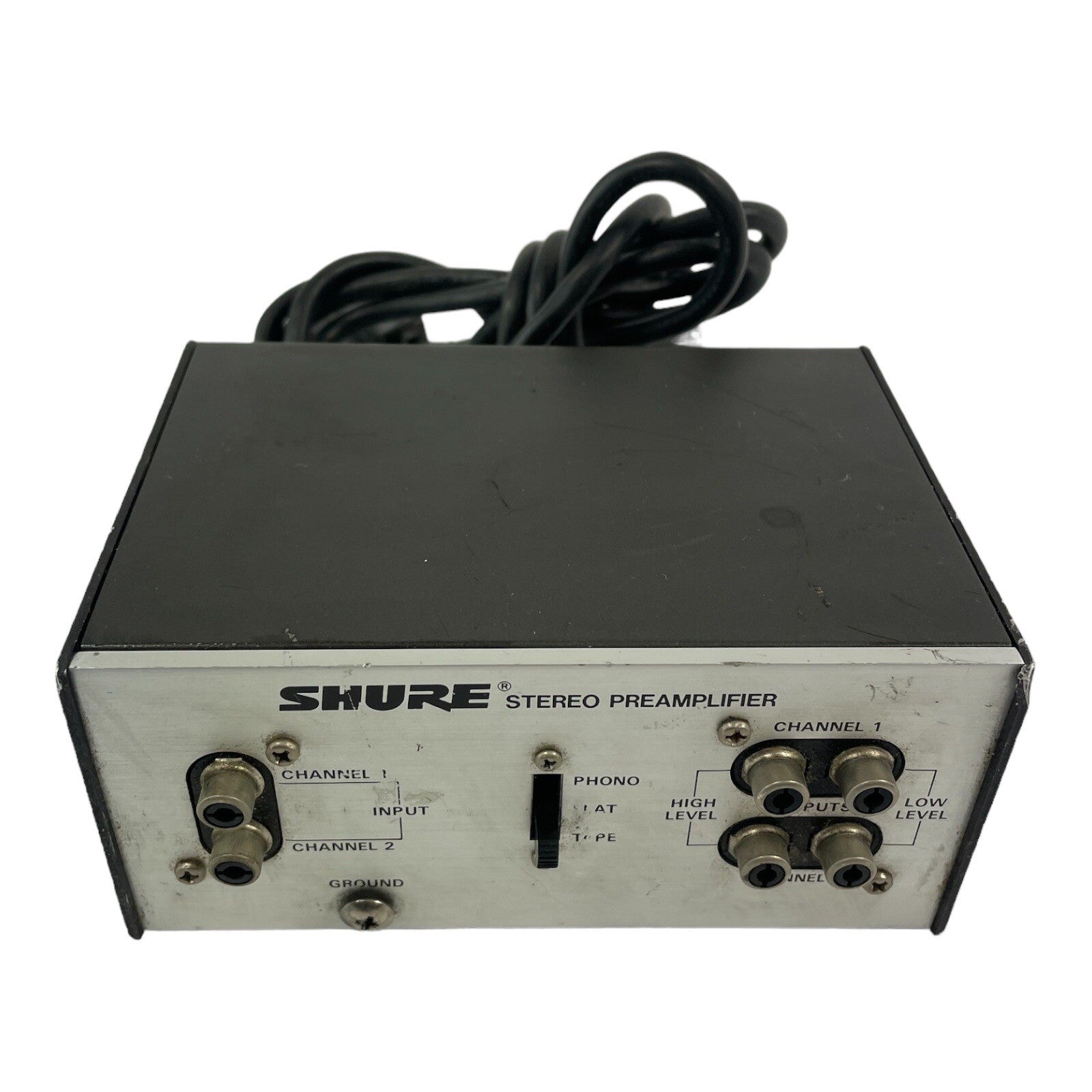 SHURE M64A Stereo Preamplifier Hi-Fi Audiophile Phono UNTESTED 