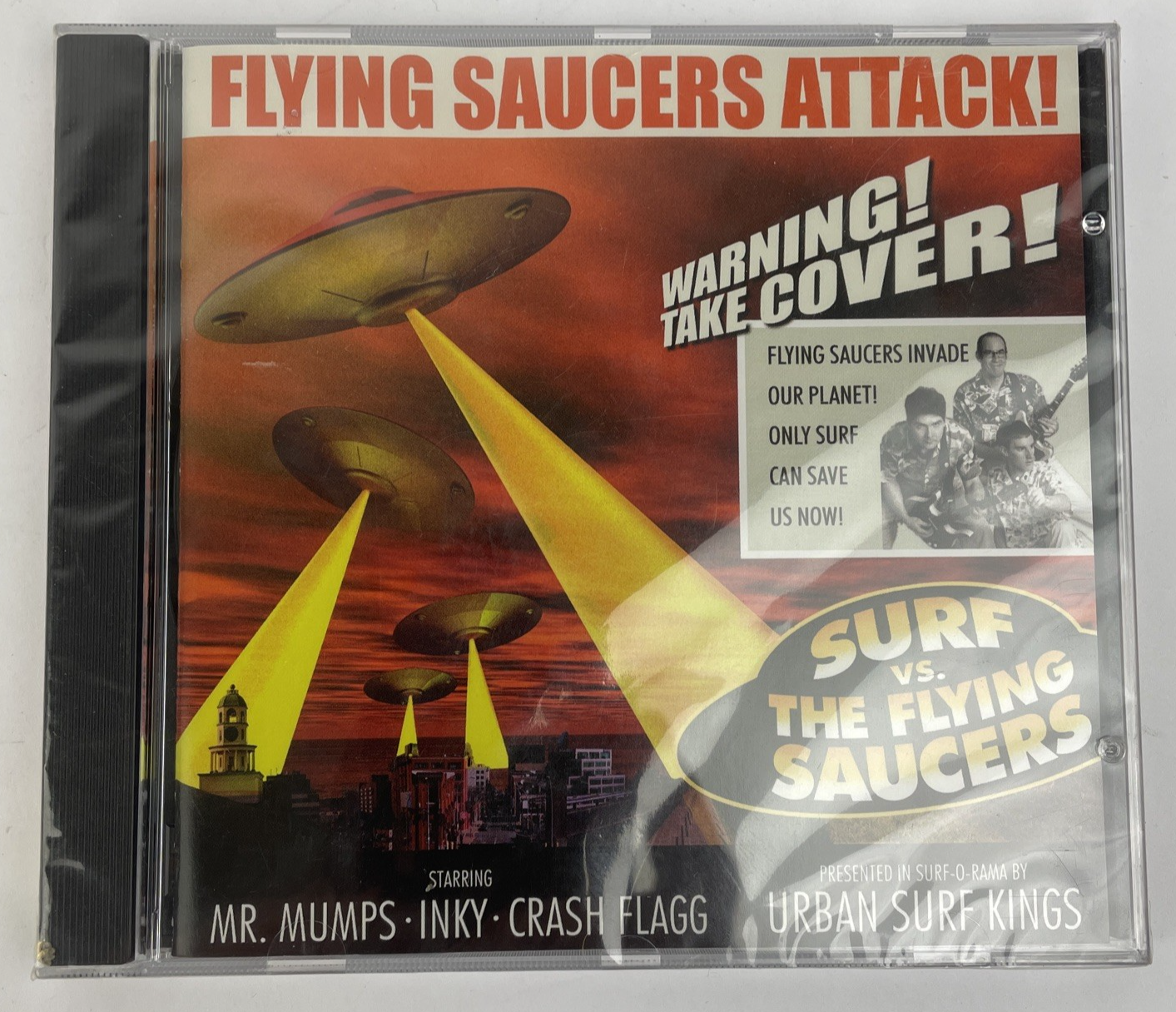 URBAN SURF KINGS - SURF vs. FLYING SAUCERS ATTACK! Fantastic Power Surf!! CD #1