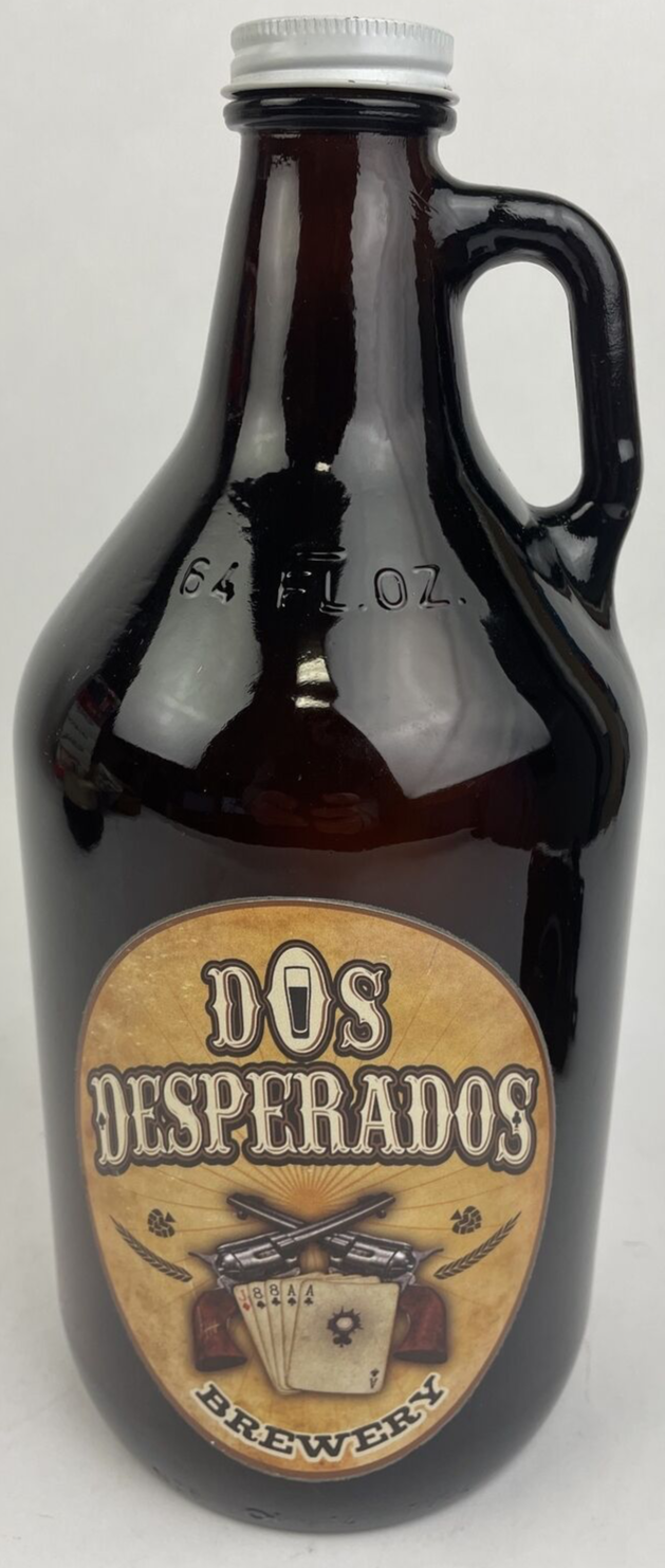 Dos Desperados Brewing Company 64oz Growler Craft Beer San Marcos California CA