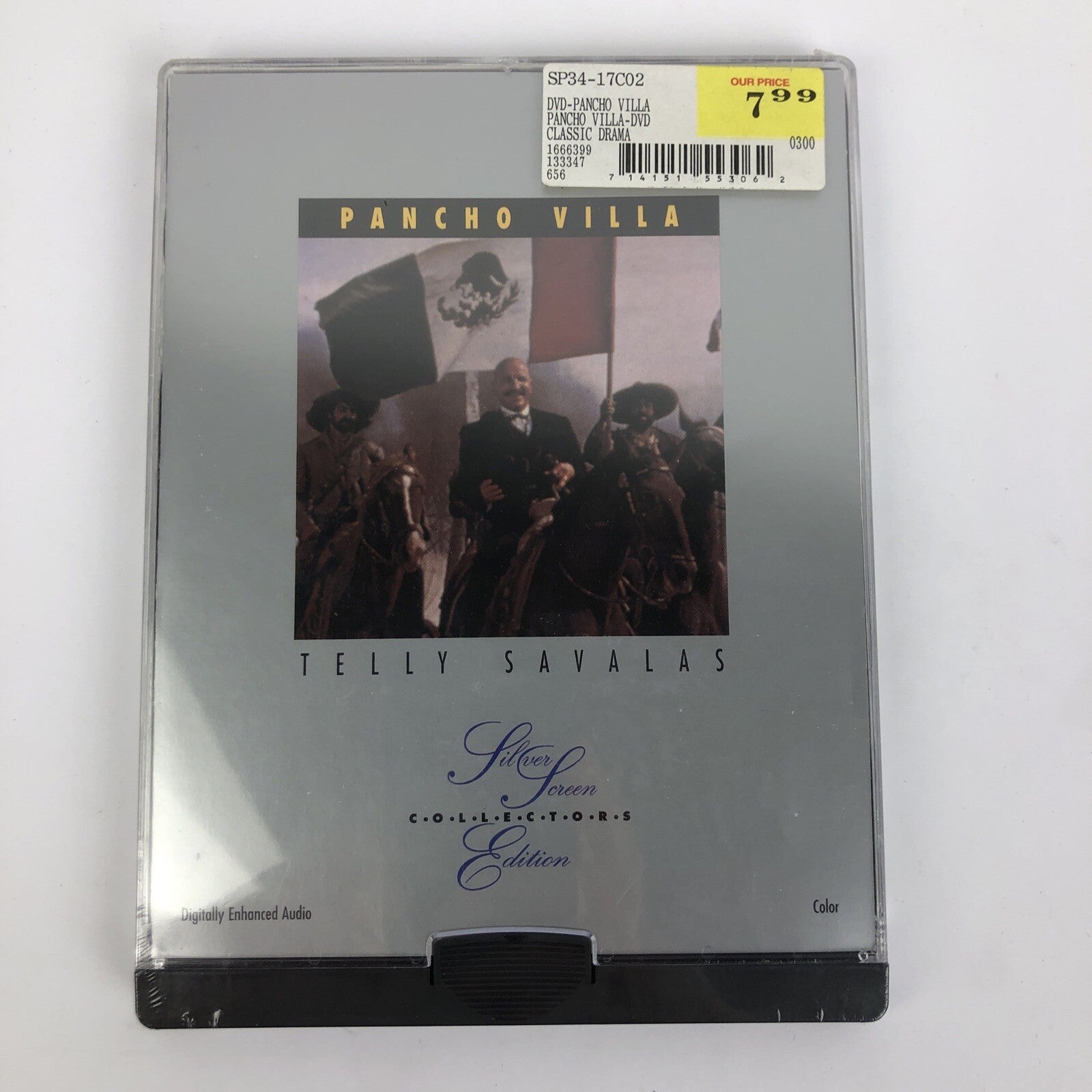 Pancho Villa DVD Video Chuck Connors Clint Walker Telly Savalas Silver Screen
