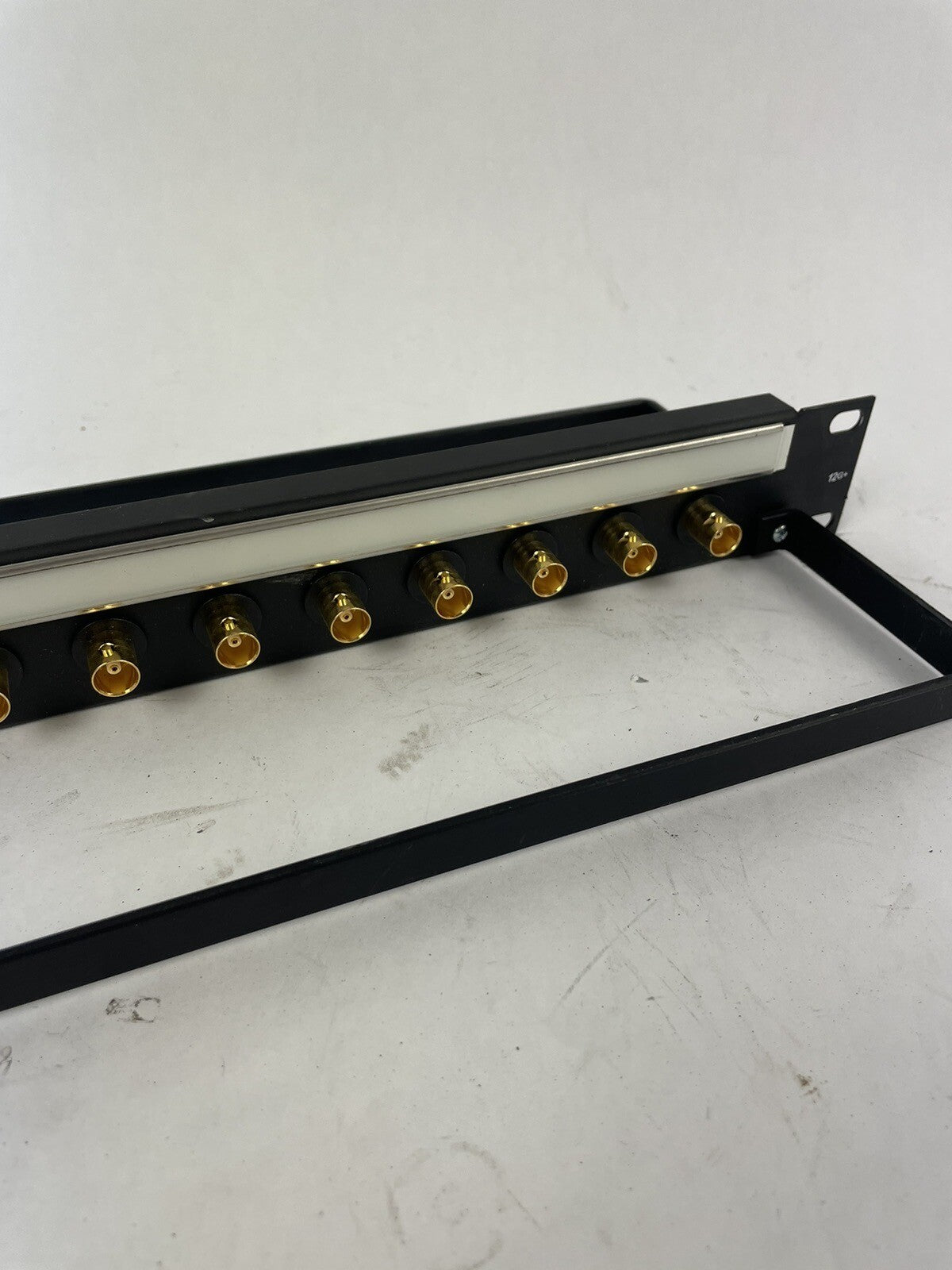 Bittree BH-B124A1B12 12G+ BNC Coaxial Bulkhead Panel 1x24 Jack Configuration 1RU