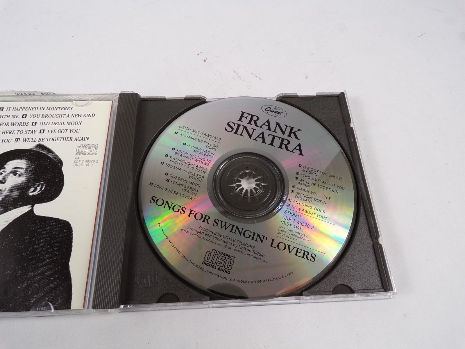 Frank Sinatra Swingin'Lovers! You Make Me Feel So Young Makin Whoopee CD#39
