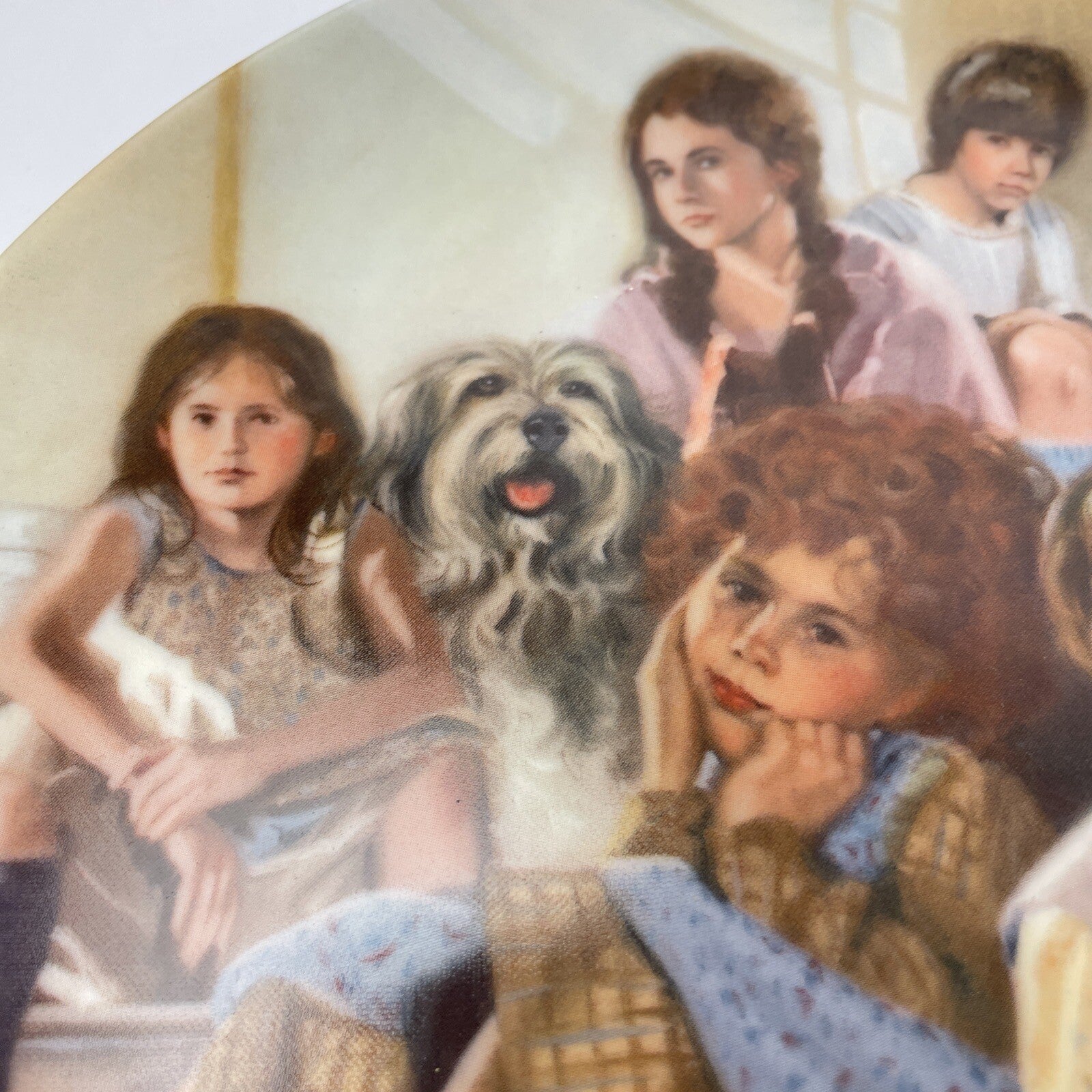 Annie and the Orphans Collector Plate by Edwin M. Knowles 1984 Number 11081 G