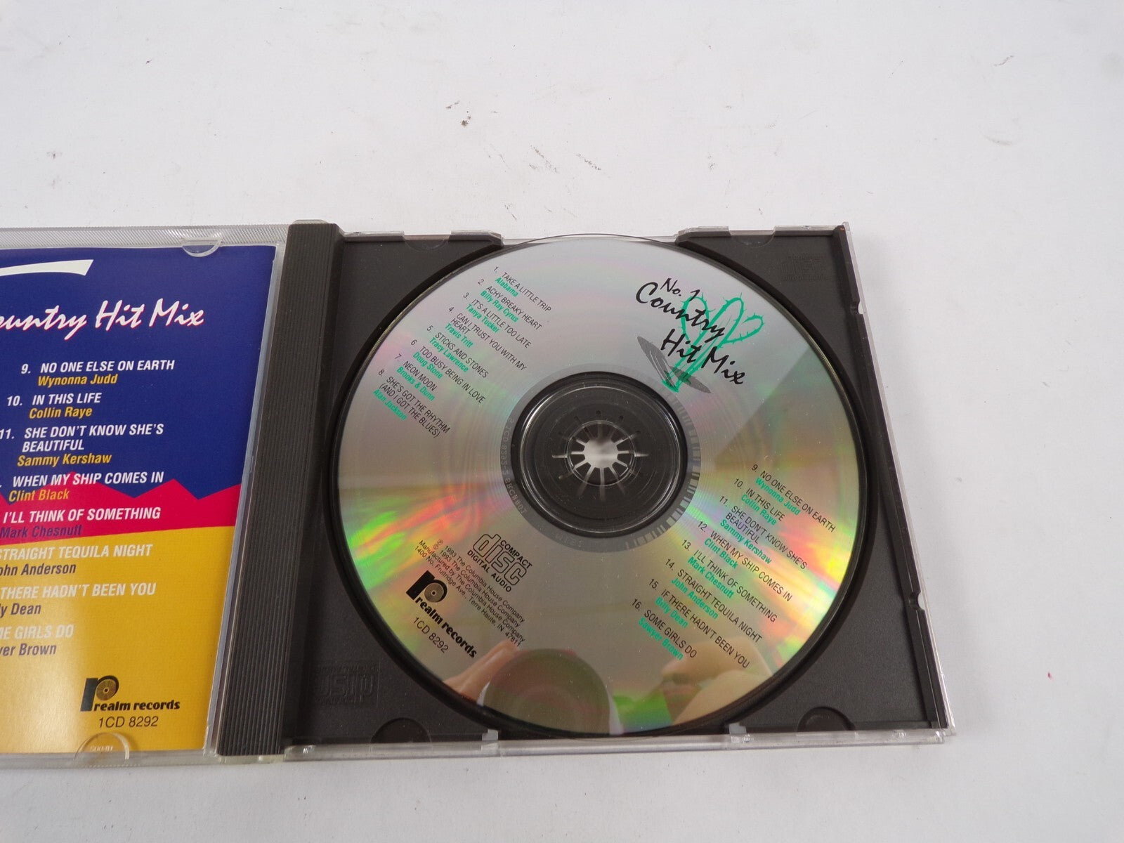 No Country Hit Mix Alabama John Anderson Clint Black Brooks& Dunn Mark CD#16