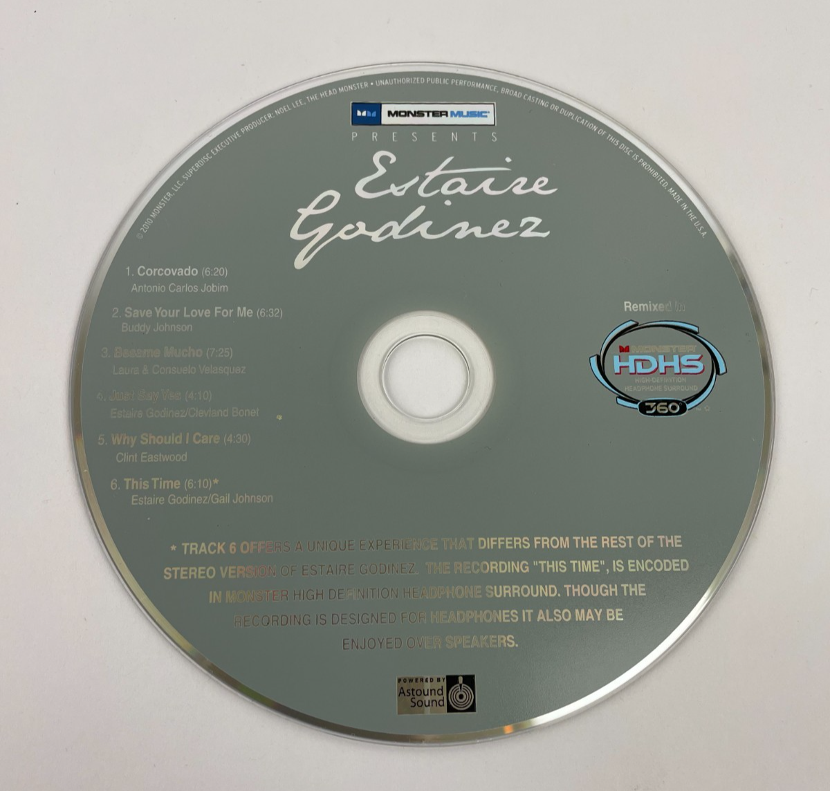 Estaire Godinez – This Time Digital Audio CD Astound Sound Records 2010