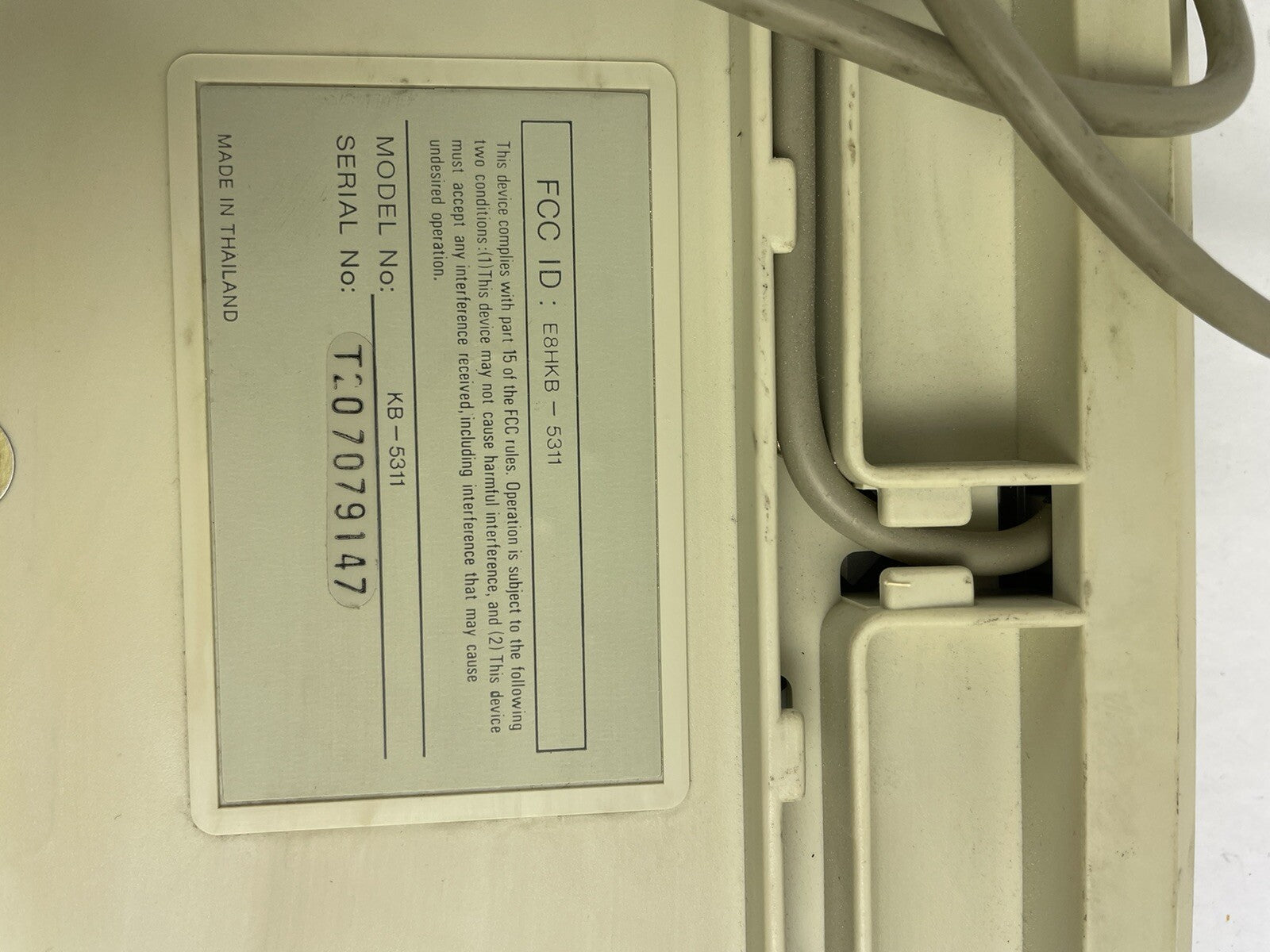 Chicony KB-5311 (DIN-5) AT Connector Vintage Mechanical Computer Keyboard