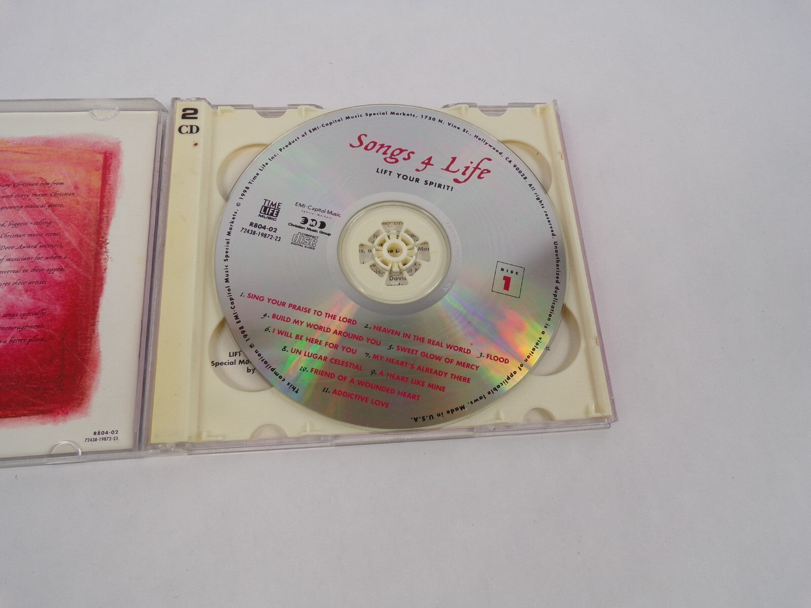 Songs & Life Lift Your Spirit A Heart Like Me Addictive Love Listen To Our CD#63