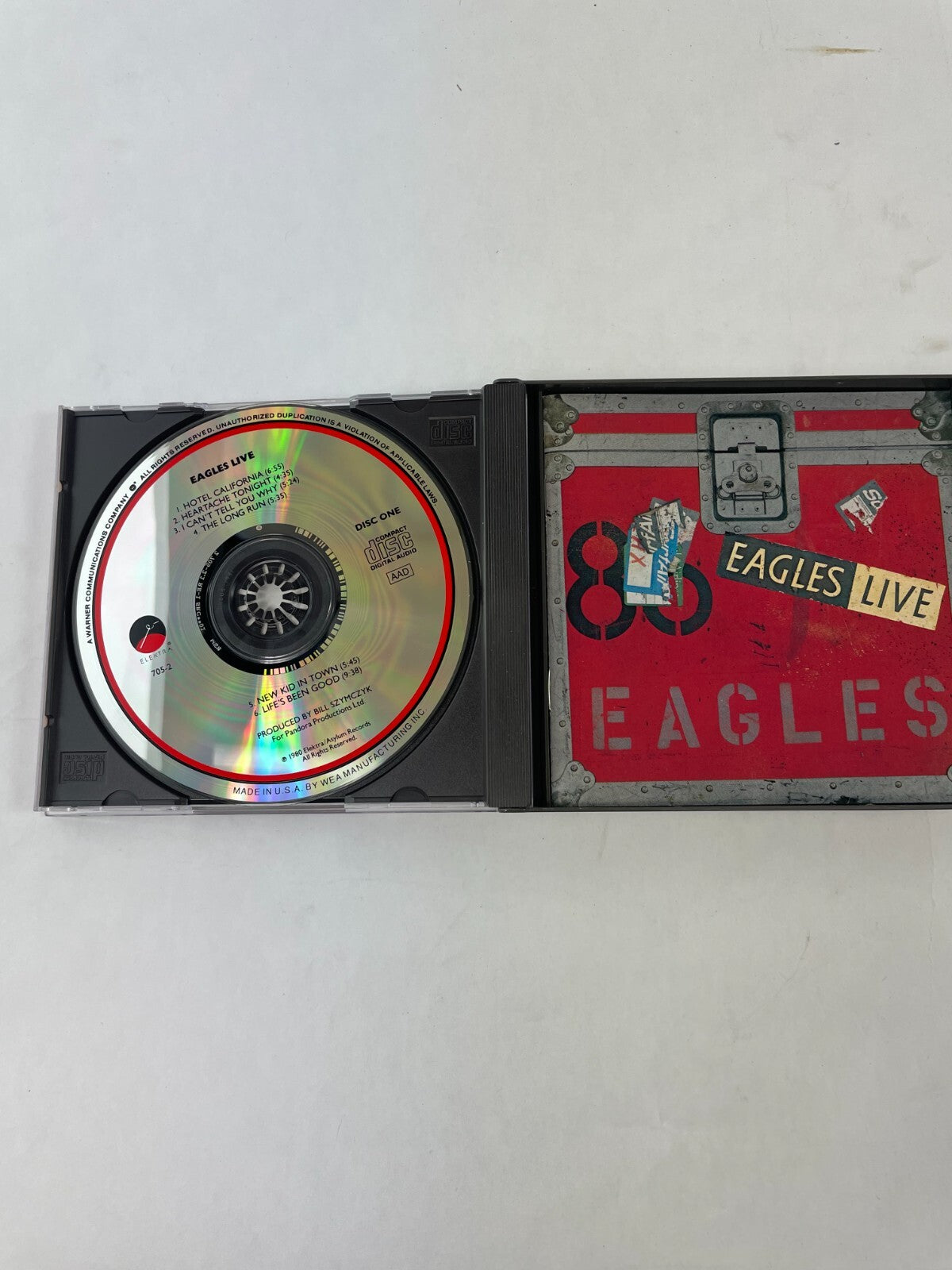 Eagles Live Hotel California Heartache Tonight I Can't Tell You Why The LonCD#73