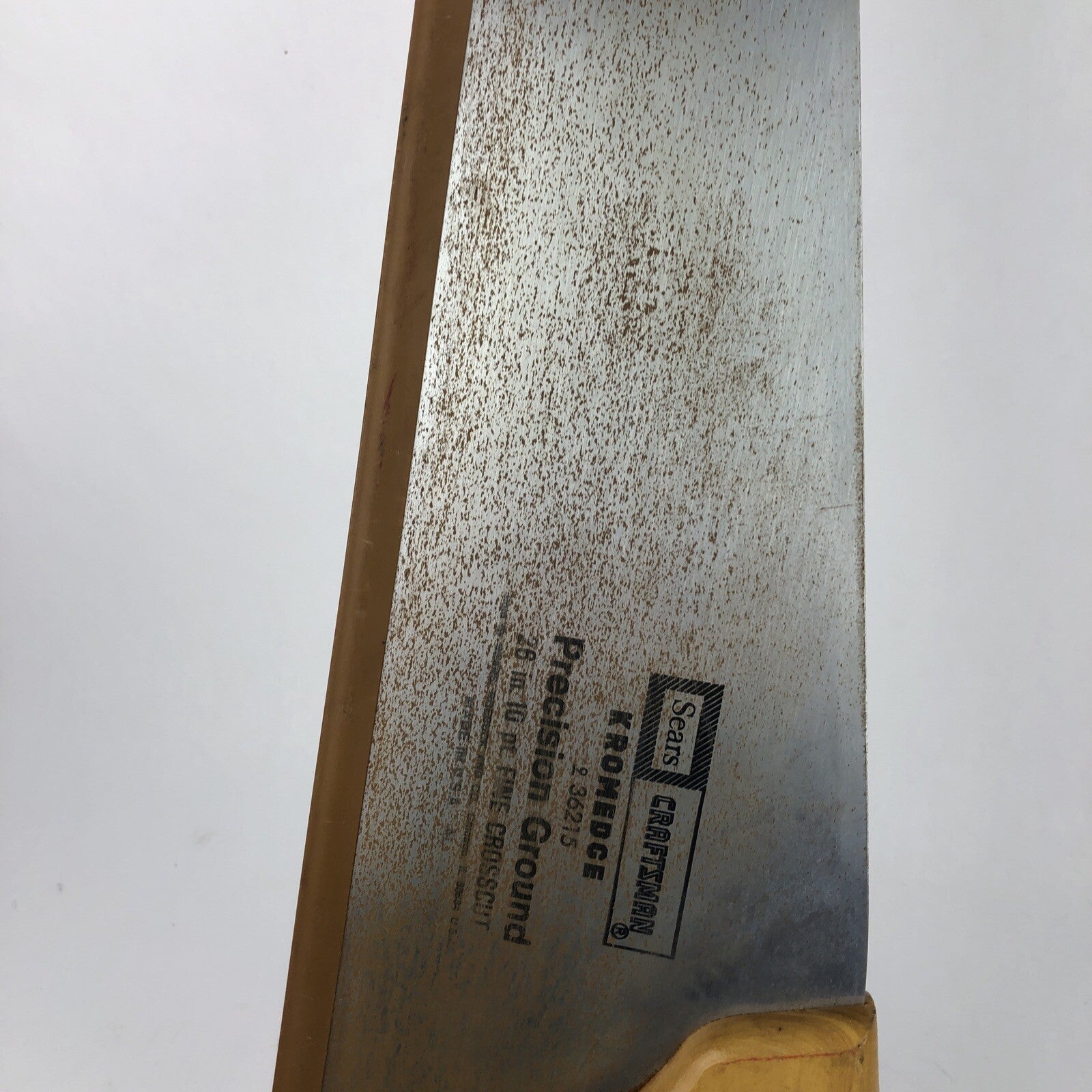 NOS Craftsman Kromedge 36215 Hand Saw 10pt Fine Crosscut 26" Blade 1979