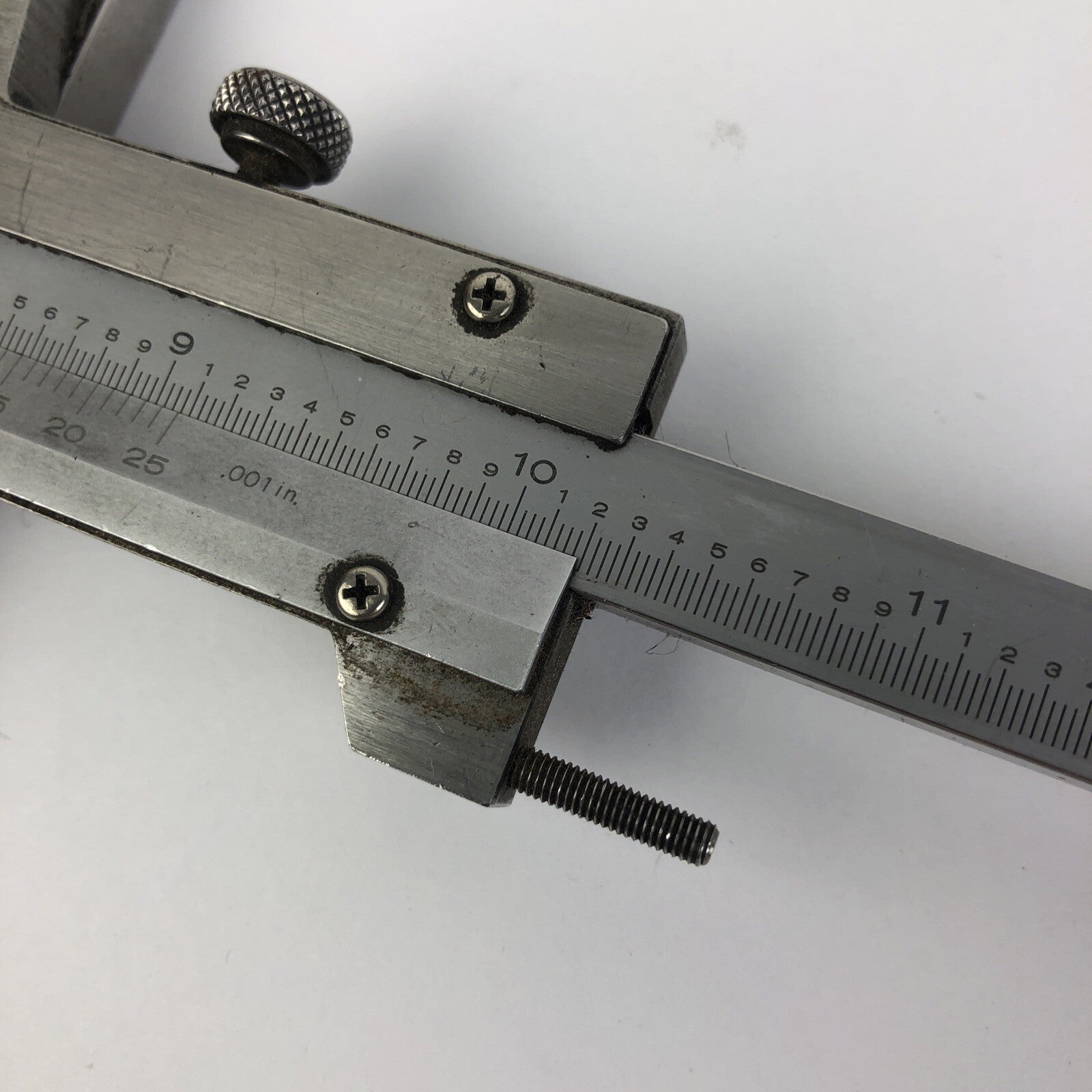 527-113 Mitutoyo Vernier Depth Gage 0-12" - AS IS - LOOK