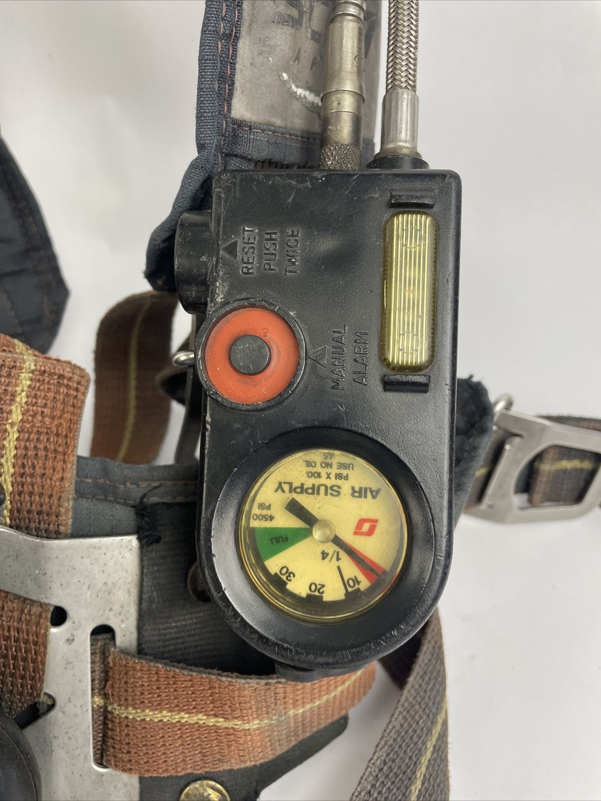 SCOTT SAFETY 4.5 4500 SCBA Air Pack Harness EZ-Flow Air Pak Plus w Sensor LOOK