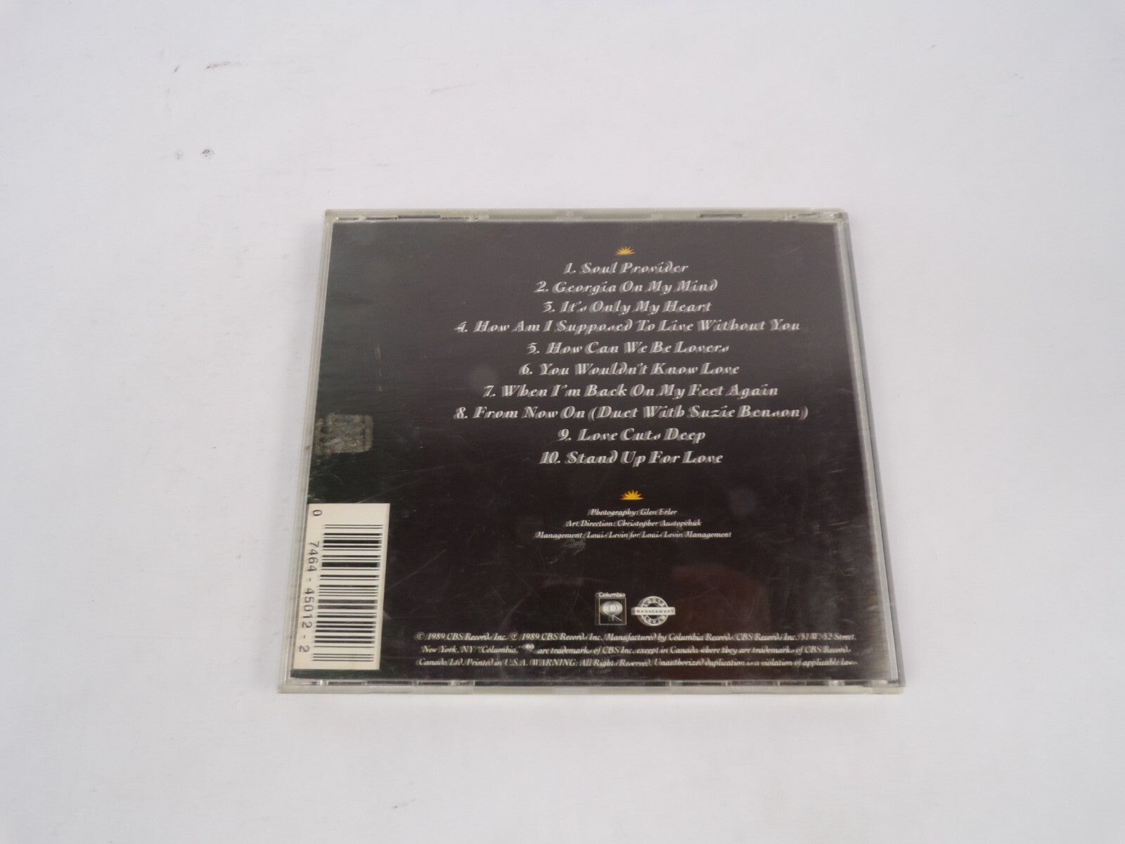 Michael Bolton Soul Provider Georgia On My Mind Its Only My Heart How Can CD#67