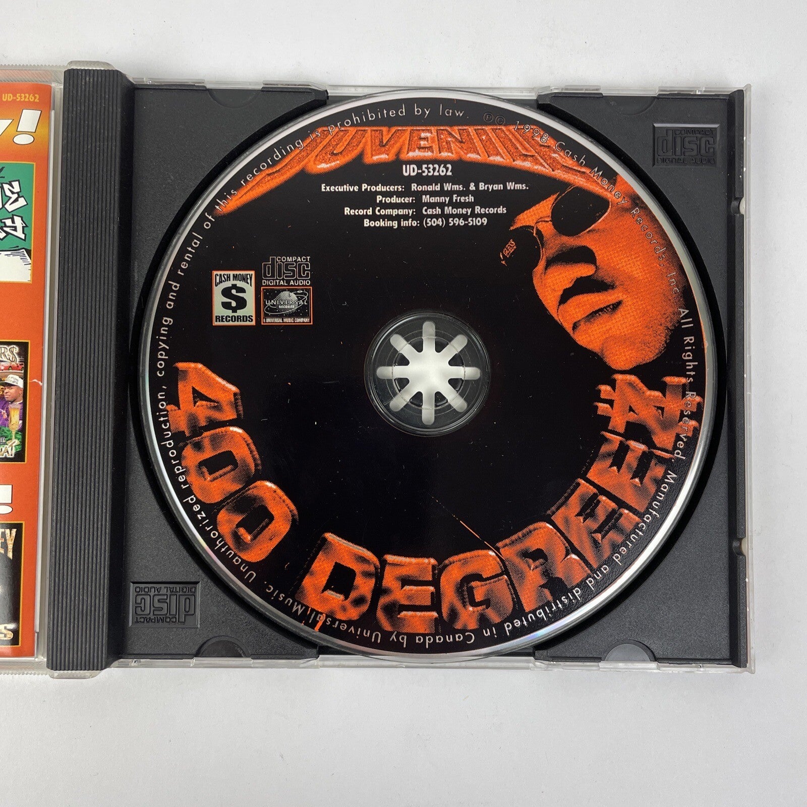 Juvenile - 400 Degrees  - Juvenile CD Cash Money Records - Parental Advisory #1