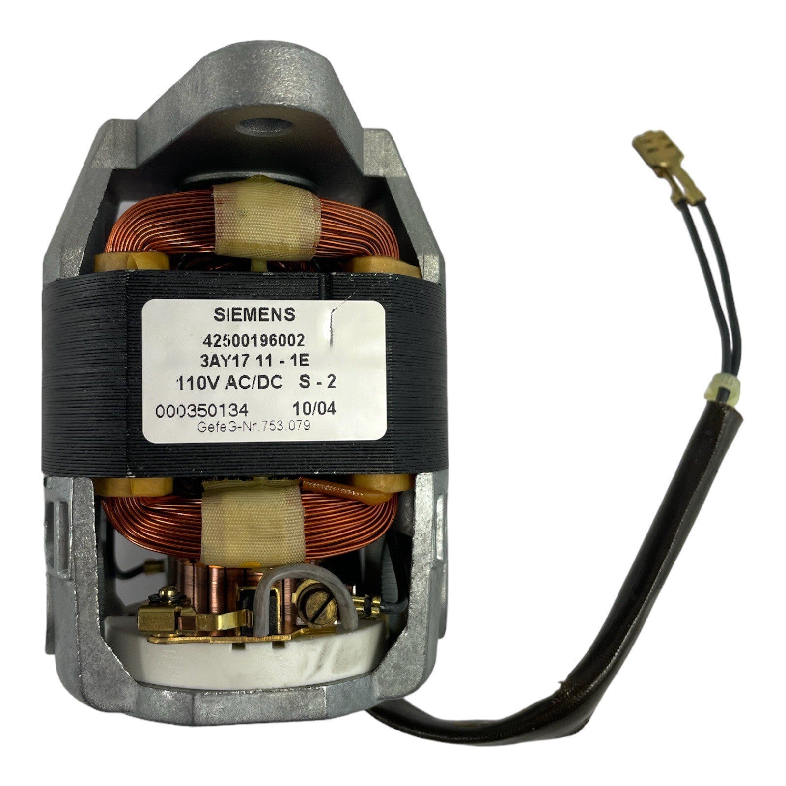 SIEMENS Motor MLFB 3AY1711-1E 110V AC/DC S2 42500196002