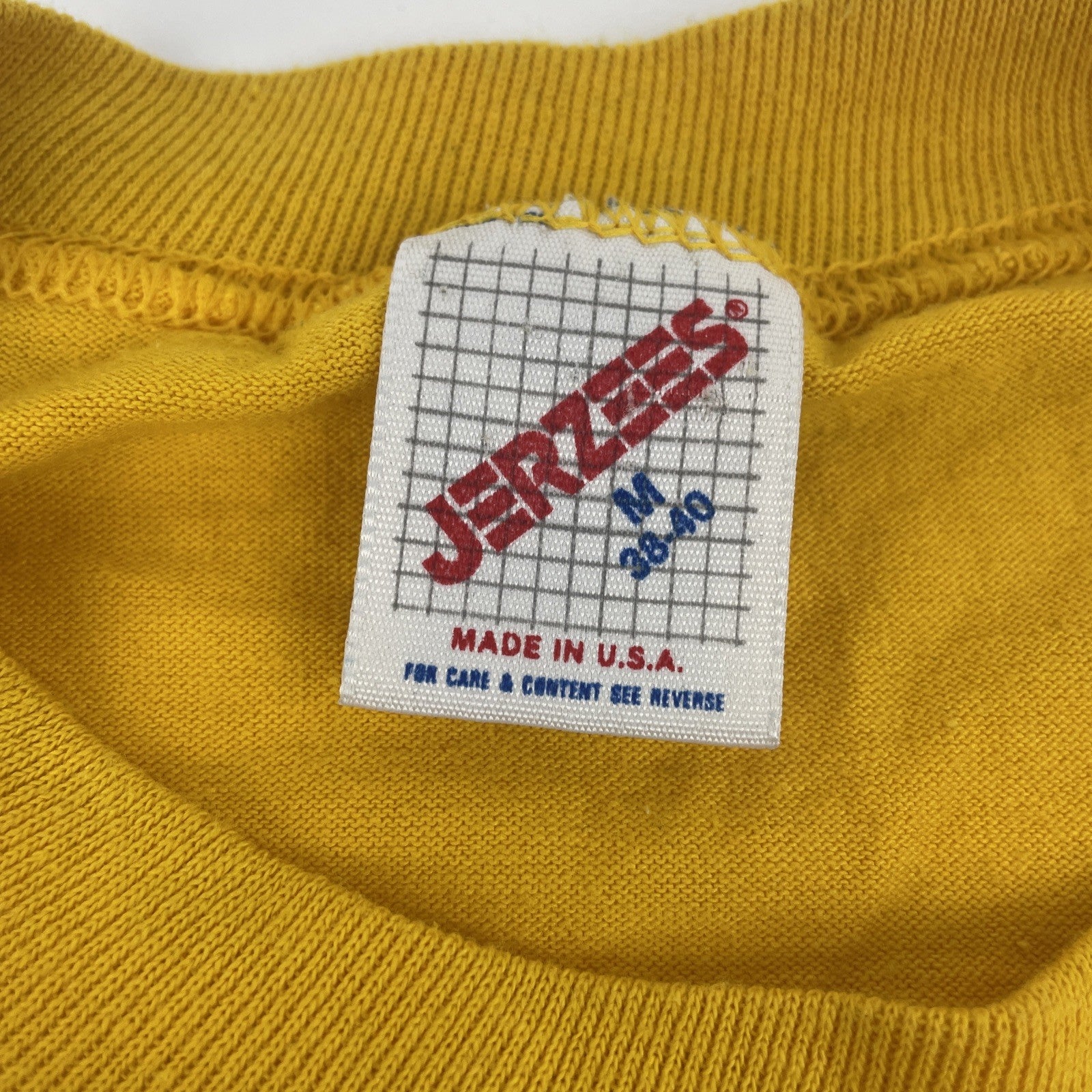 Vintage Stewart County " It's sTime To Say No To Drugs T-Shirt Sz Medium Yellow