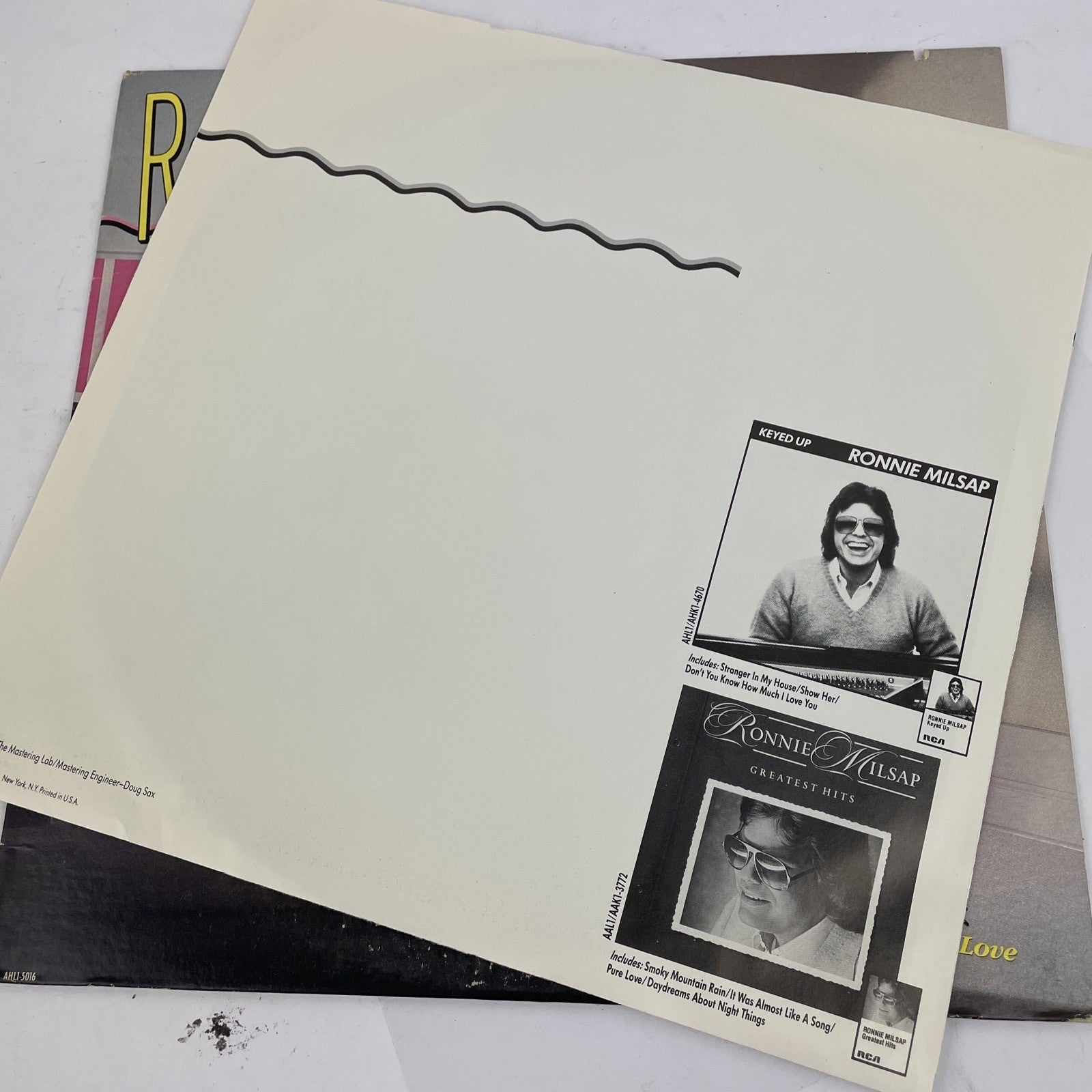 1984 Ronnie Milsap " One More Try for Love " 12" Vinyl Record Promo Copy - VGC