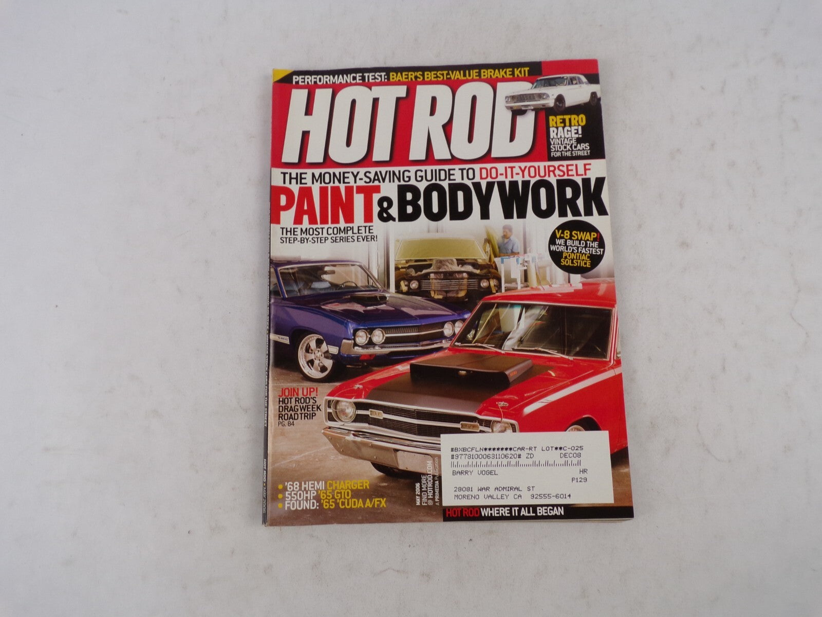 May 2006 Hot Rod Paint & Bodywork The Money-Saving Guide To Do-It-Yourself The