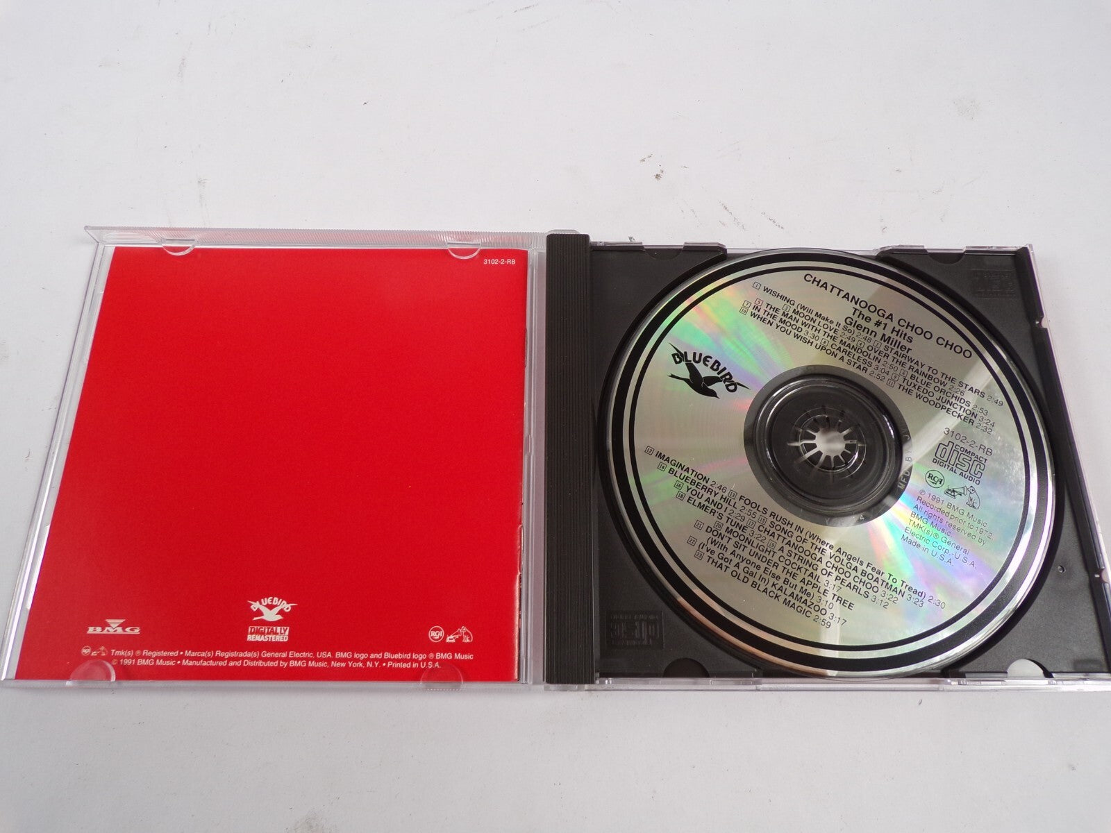 Glenn Miller Chattanooga Choo Choo The #1 Hits Blue Orchids The Woodpecker CD#48