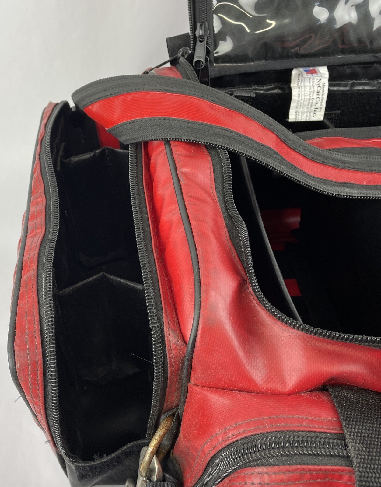 FIREFIGHTER Paramedic Equipment Padded Duffel Bag NEWPORT BEACH FIRE DEPT.  RARE