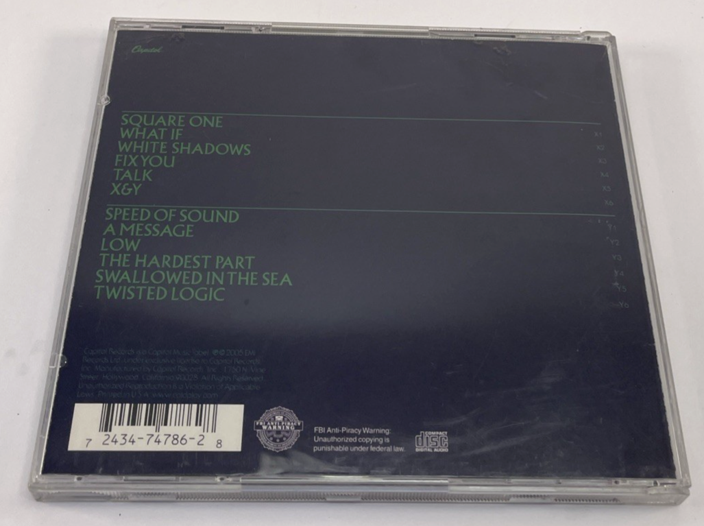 Coldplay – X&Y Digital Audio CD 2005 EMI Capitol Records 12 Tracks