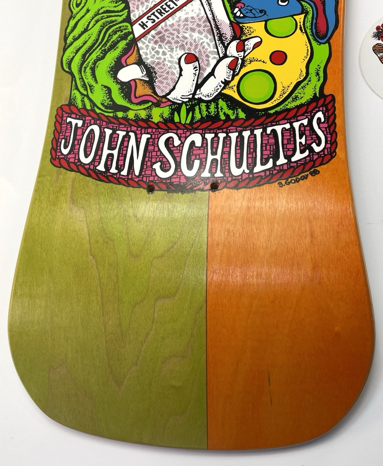 John Schultes A Series Clown H-Street Skateboard Deck Limited Edition #05 of 136