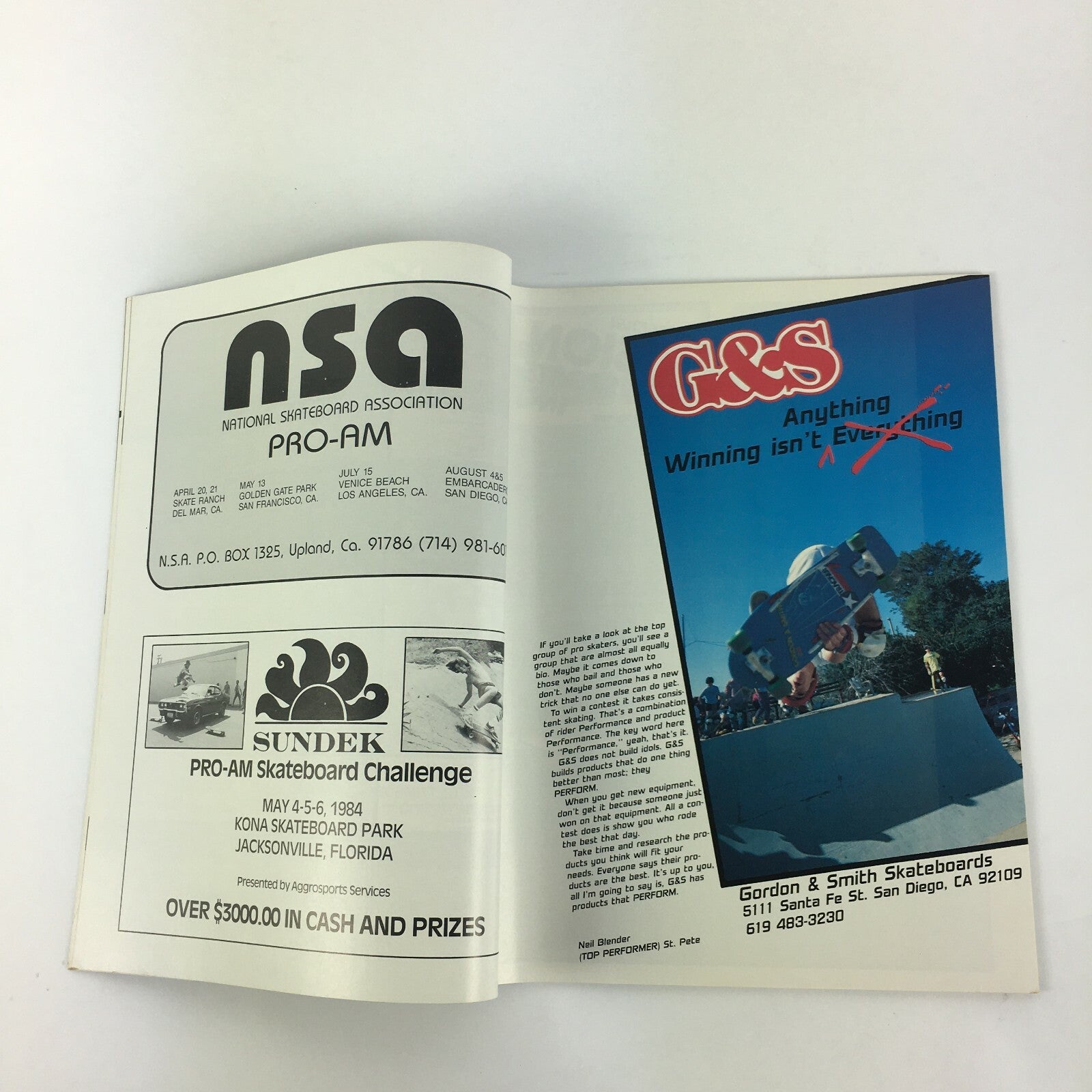 May 1984 Trans World Skateboarding Magazine