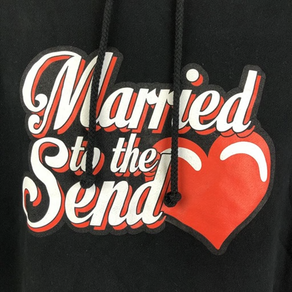 Full Send - Nelk Boys " Married to the Send " Limited Run BLACK Hoodie Large