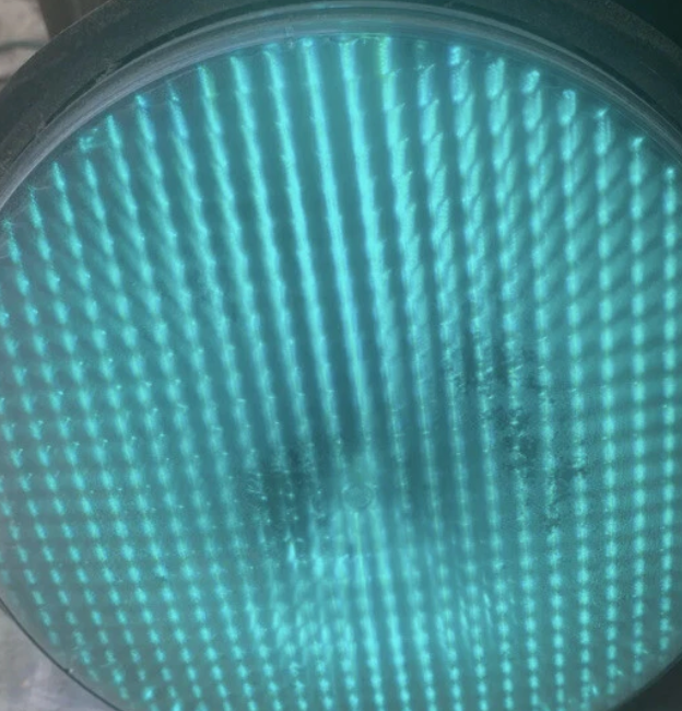 12" GE General Electric Green LED Traffic Signal Lamp Assembly Model DR6-GCFB-17
