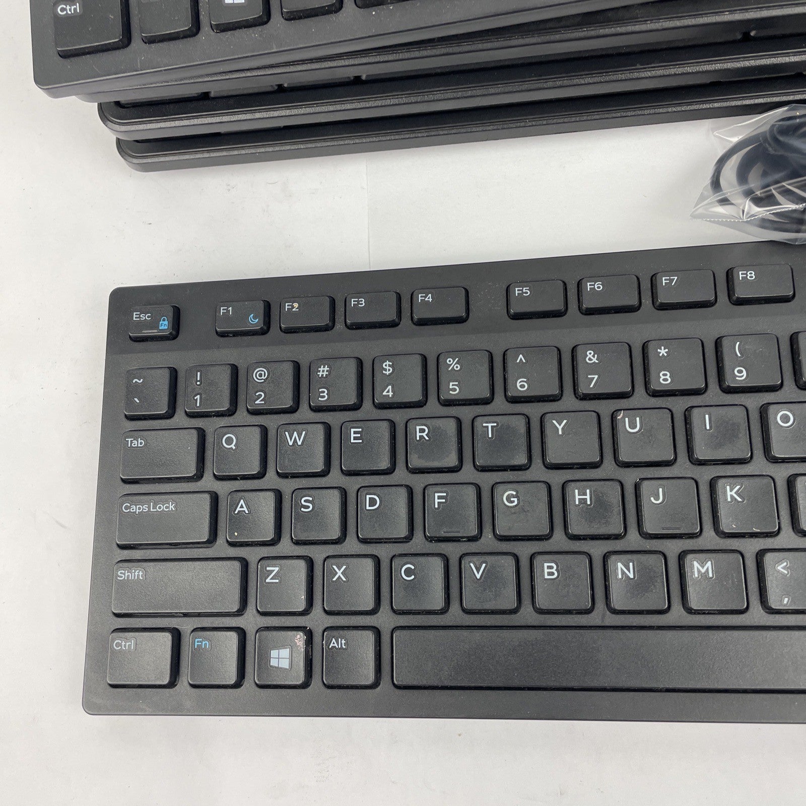 Dell Multimedia Wired Keyboard (s) - Black Lot of 5 - 2 x KB216 - 3 x KB4021 VGC
