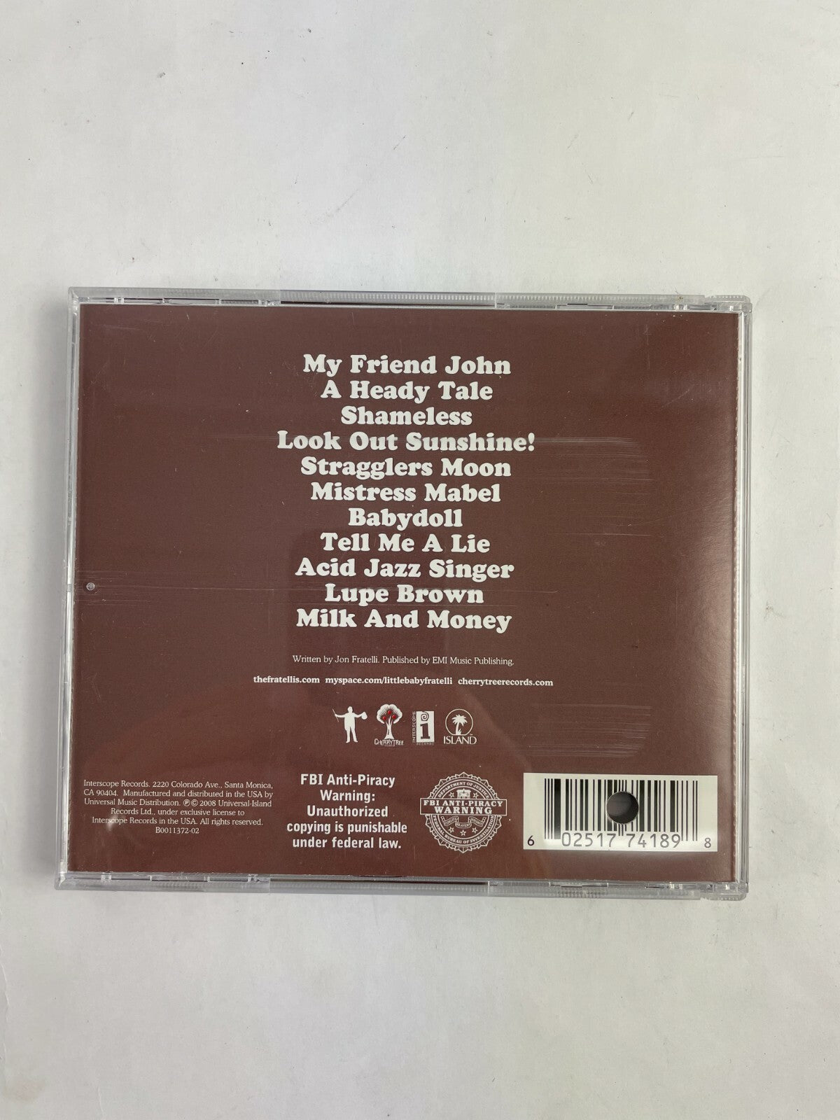 The Fratellis Here We Stand Mistress Mabel A Heady Tale Disc Q11