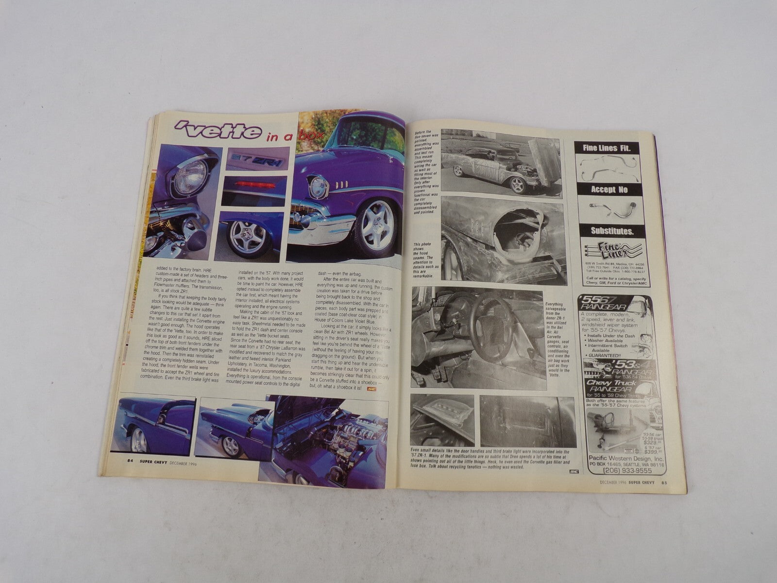 December 1996 Super Chevy Holiday Gift Giving Guide Hot Stuff For Cool Bow-Tie