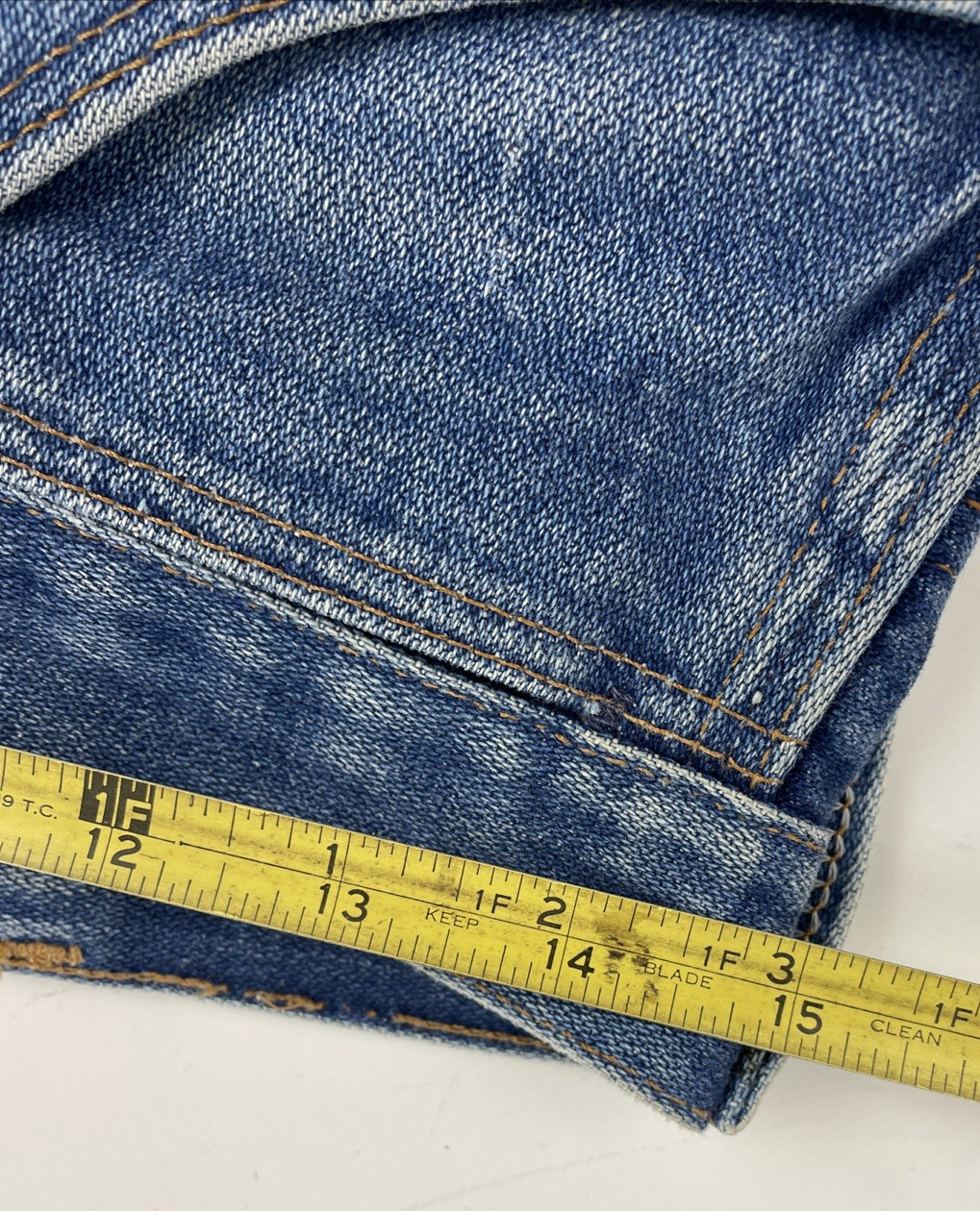 Vintage Wrangler Denim Maxi Haute Couture Long Skirt  Custom Made Fashion