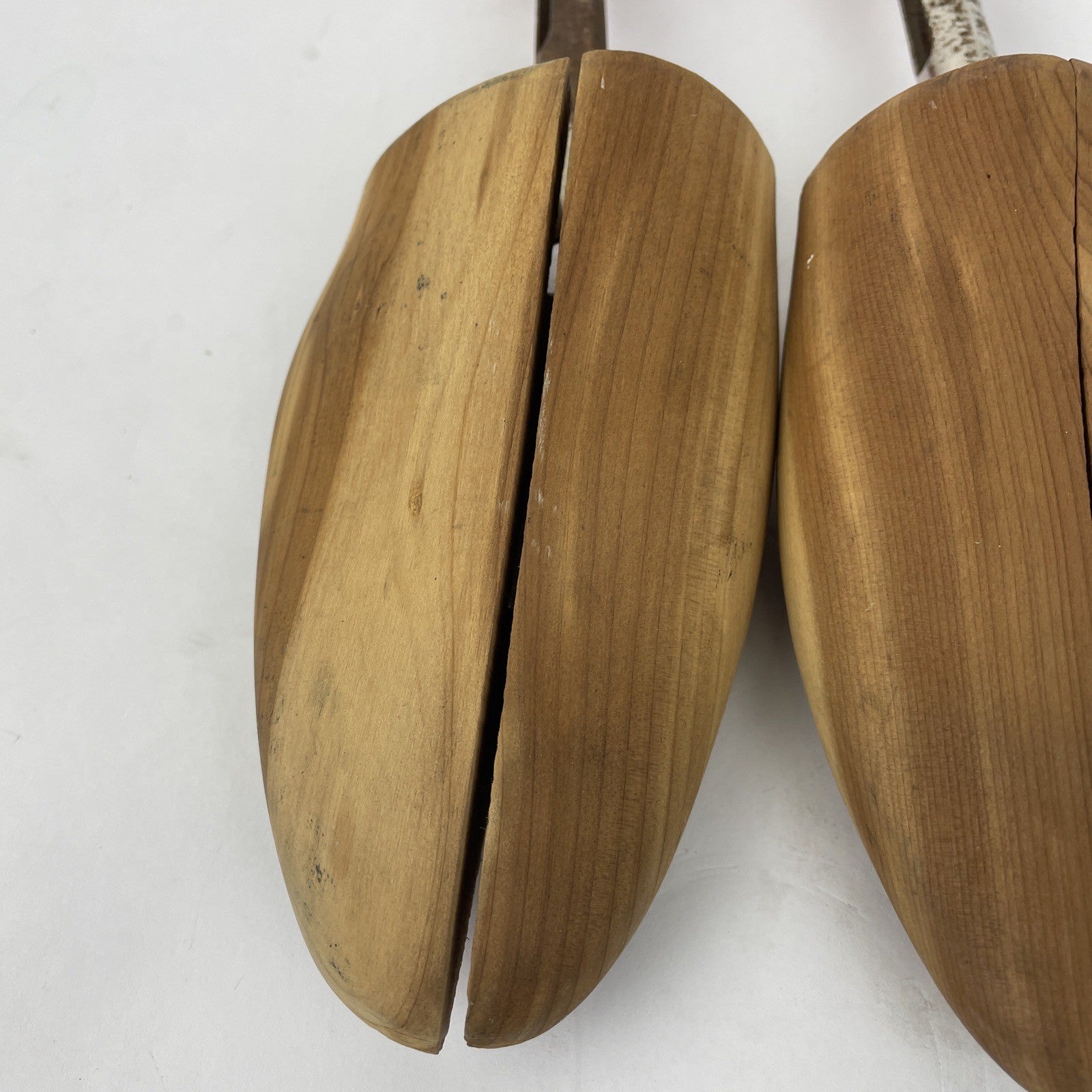 Vintage Florsheim Rochester Travel Tree Shoe Keepers Stretchers Cedar Wood #4