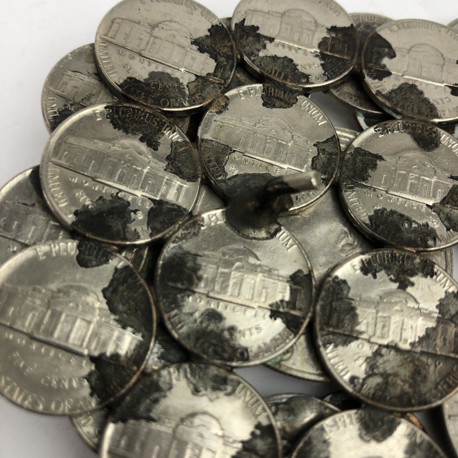 Vintage Coins Cluster Belt Buckle 1897-1907 Penny Silver Dollar Half Dollar Folk