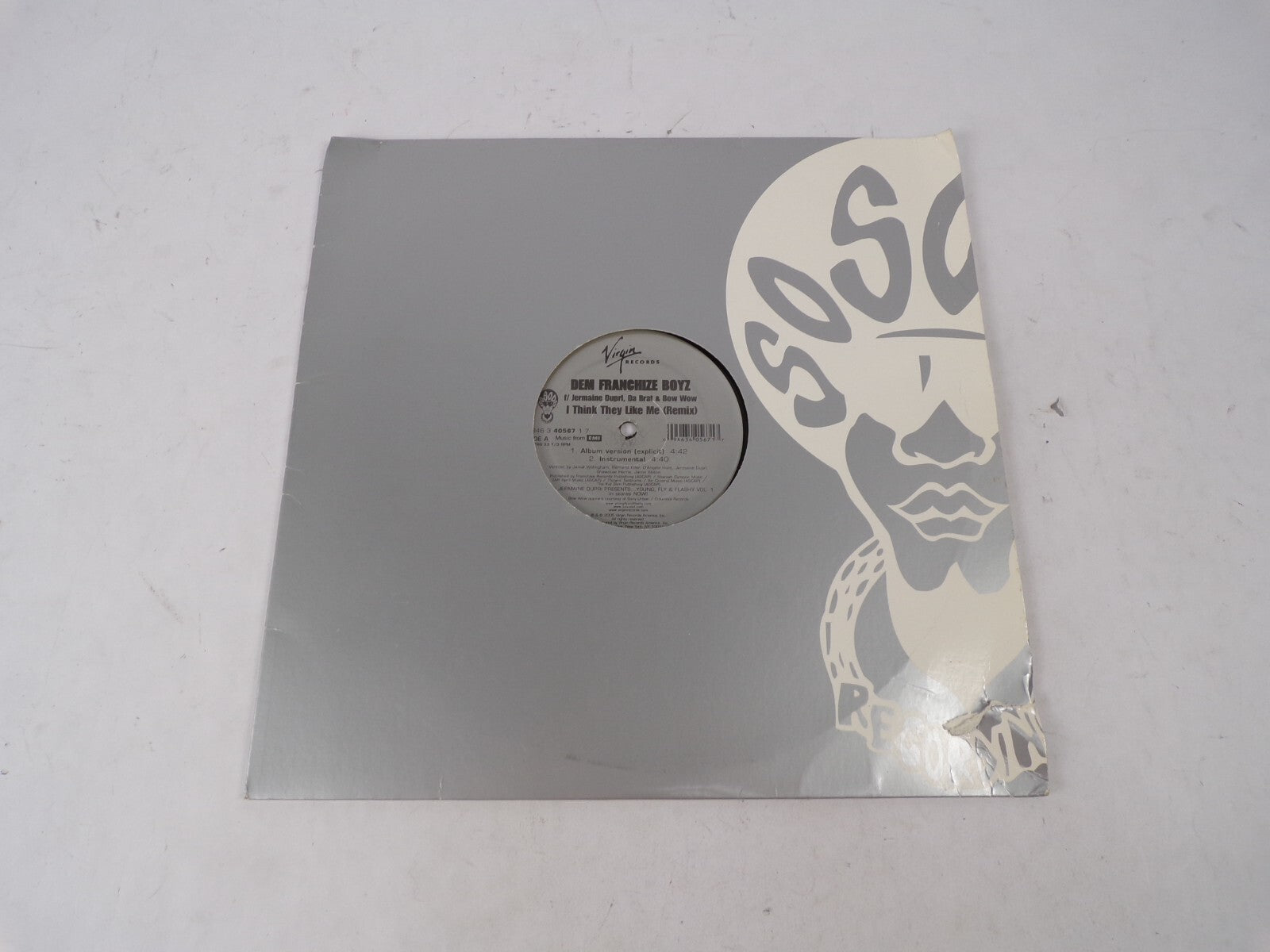 Dem Franchize Boyz I Think They Like Me Remix Radio Version Vinyl Record