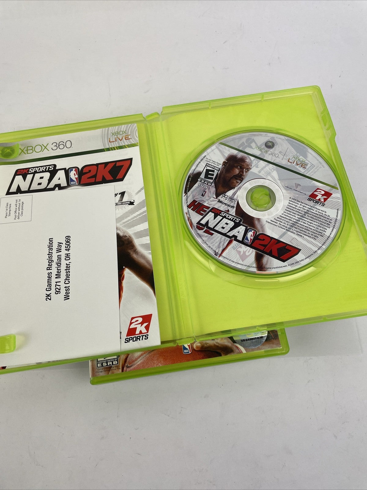 Lot of 3 x XBOX 360 Live : 2K Sports NBA 2K7 , NBA 2K12 , MBA Live 2006