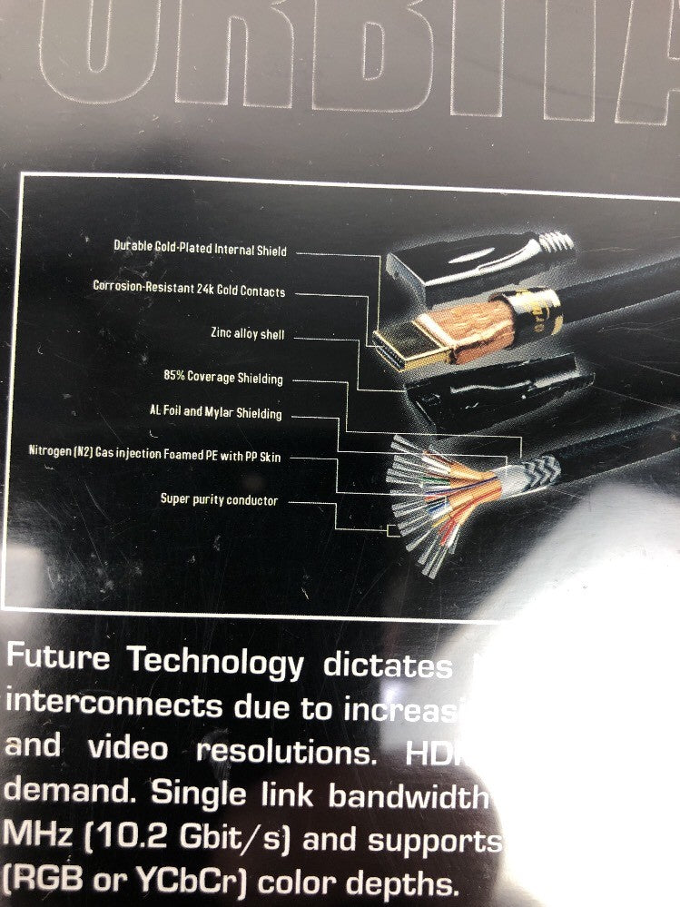 Orbital Premium Gold Series 12Ft feet HDMI CABLE BLURAY PS3 xbox 1080P HDTV