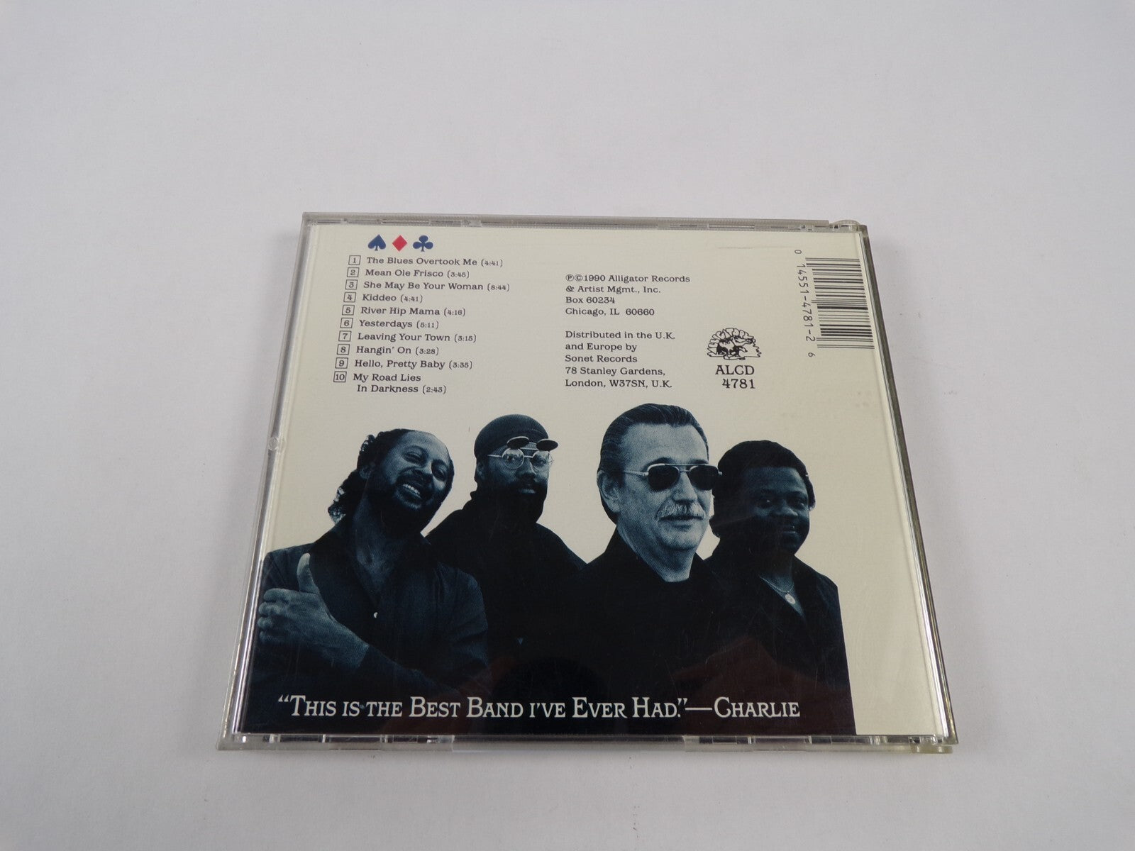 Charlie Mussel White Ace Harps The Blues Overtook Me Kiddeo Yesyerdays CD#47