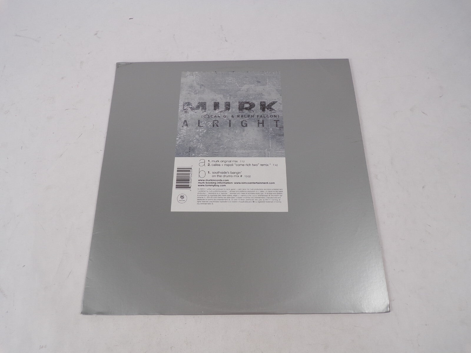 Murk Oscar g.+ Ralph Falcon Alright Southside's Bargin' on the Drum Vinyl Record
