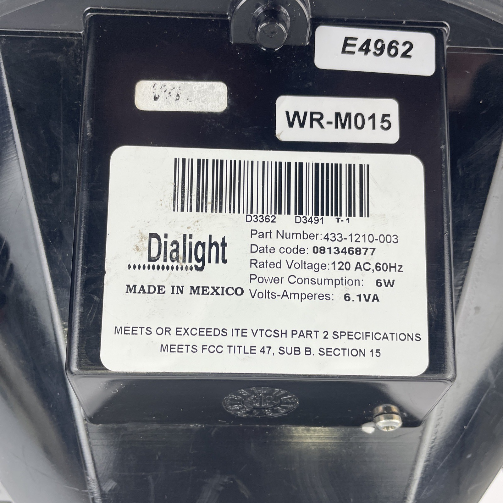 3 Dialight 4333230001XL RED GREEN YELLOW LED Circular Traffic Signal Lights 12"