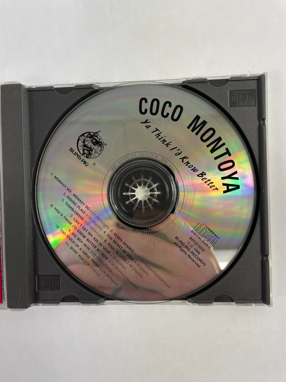 COCO Montoya Ya Think I'd Know Better Monkey See, Monkey Do Seven Desires CD#72